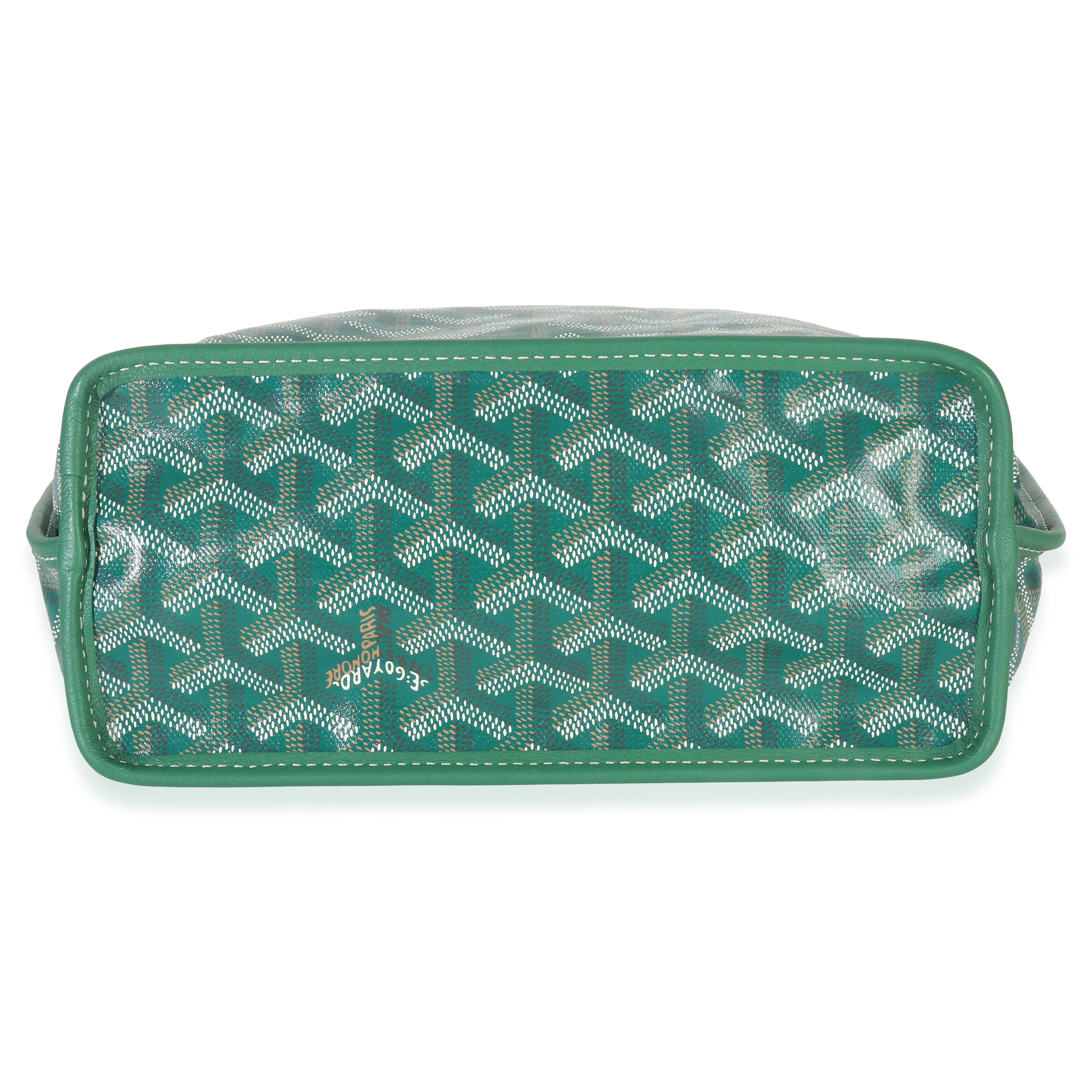 Green Goyardine Canvas Mini Anjou - Image 5