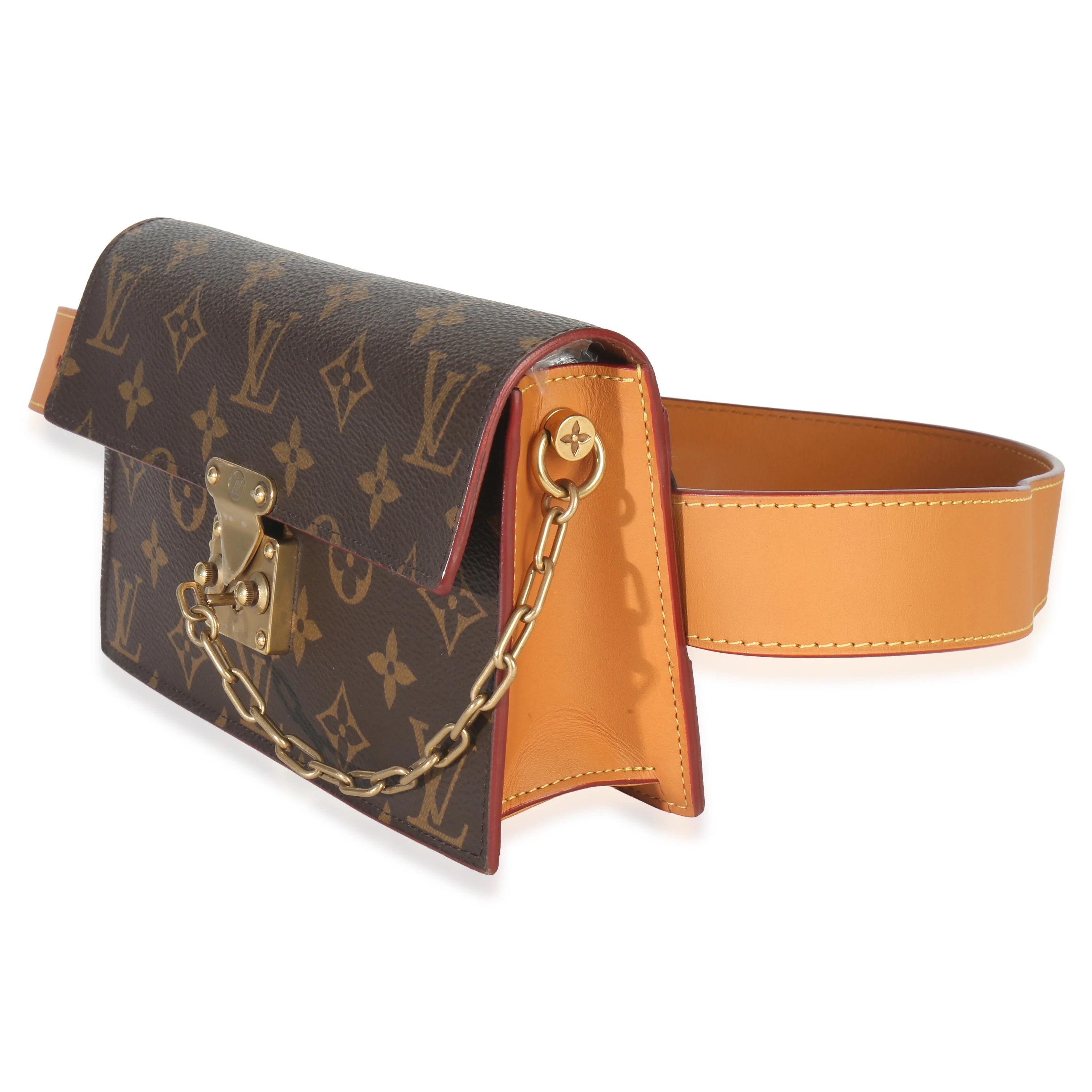 Monogram Canvas S Lock Belt Pouch - Image 2