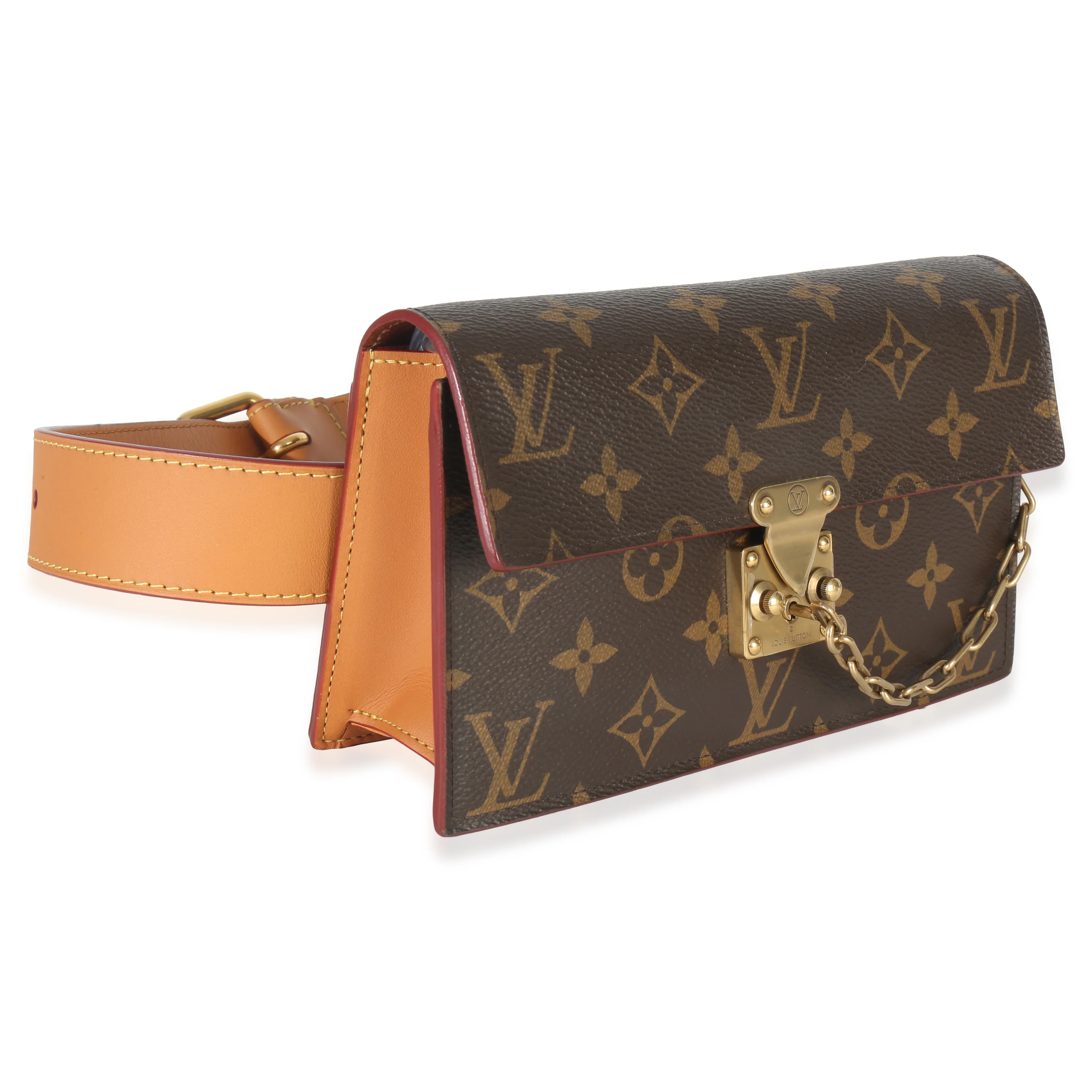 Monogram Canvas S Lock Belt Pouch - Image 3
