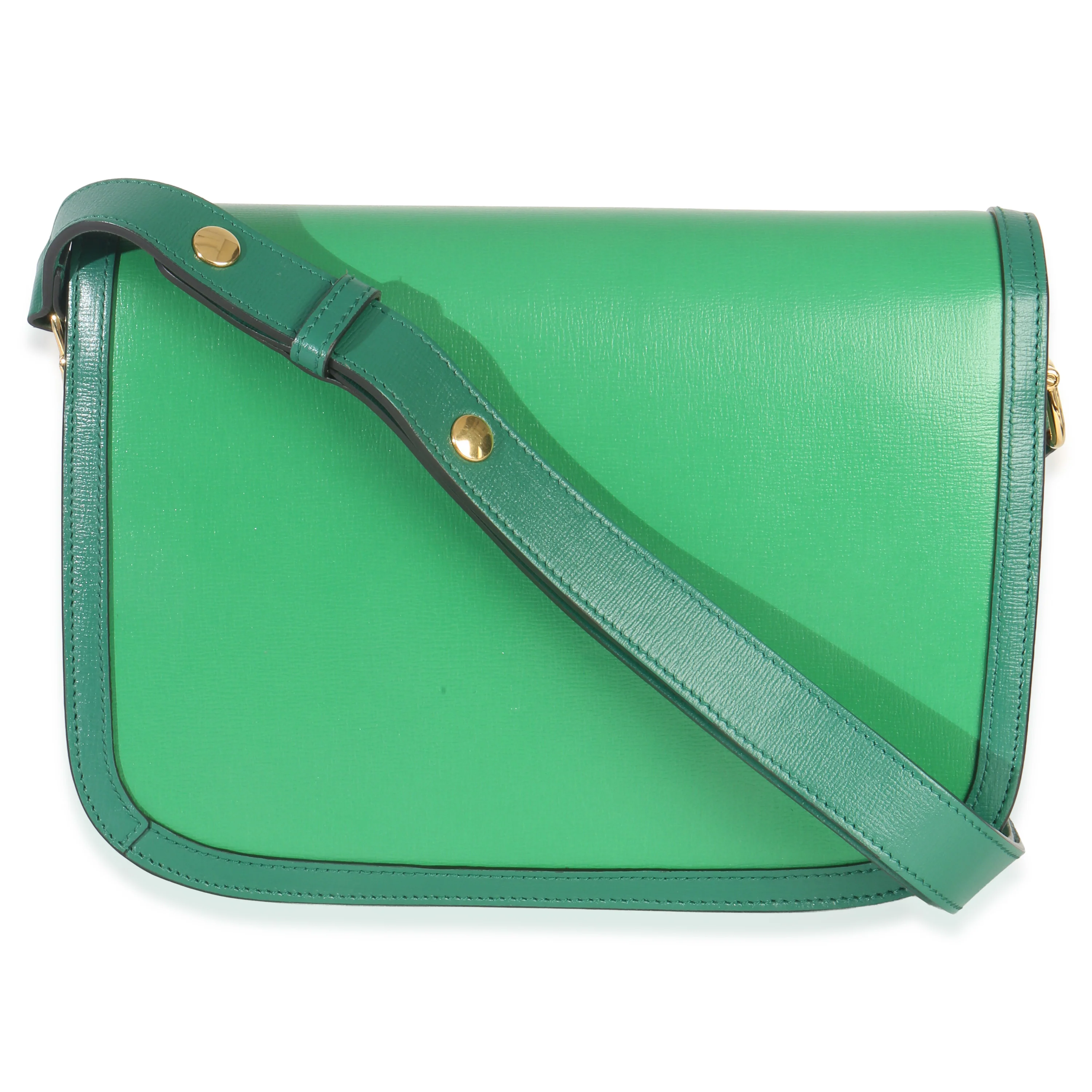 Emerald Green Azalea Calfskin Horsebit 1955 Shoulder Bag - Image 4