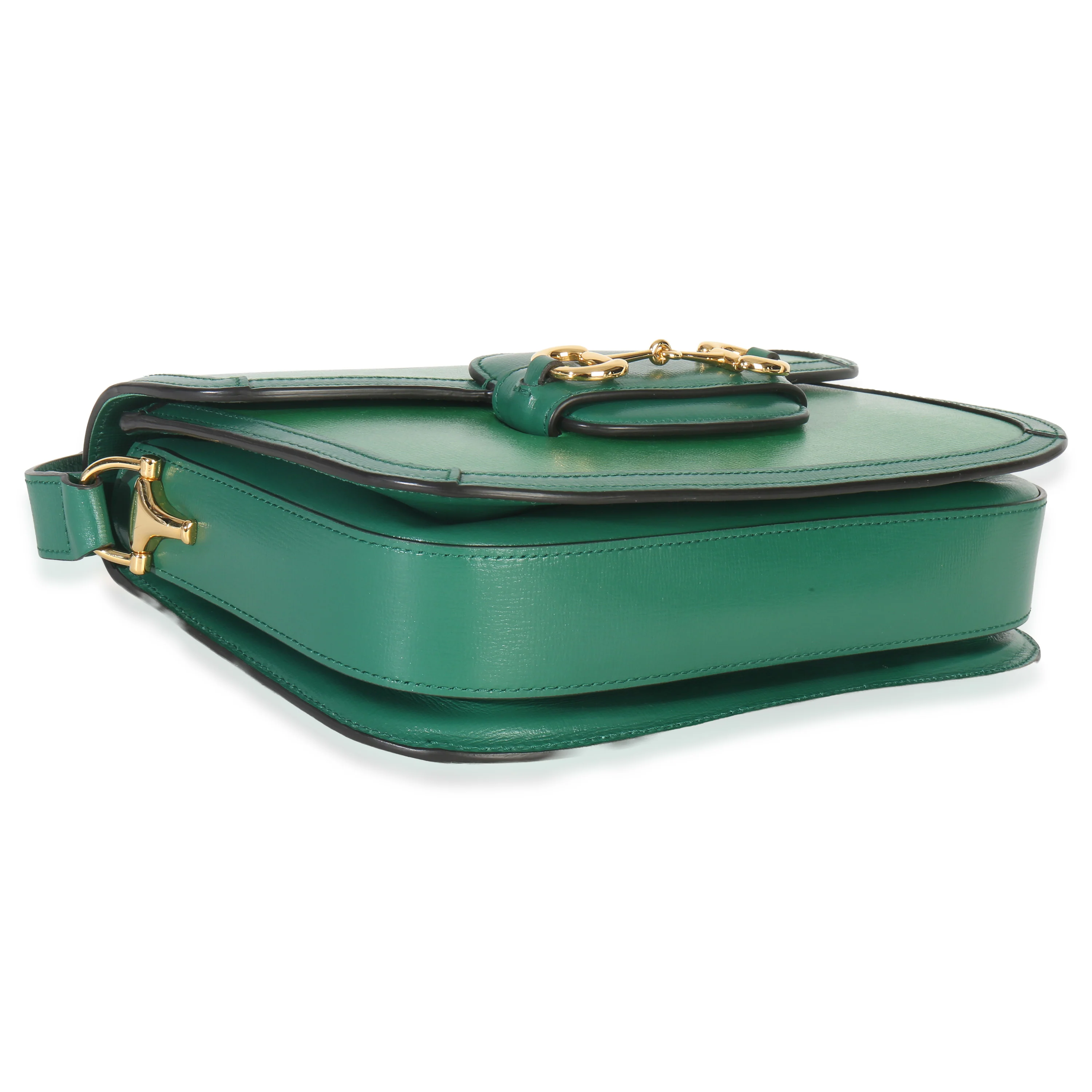 Emerald Green Azalea Calfskin Horsebit 1955 Shoulder Bag - Image 6