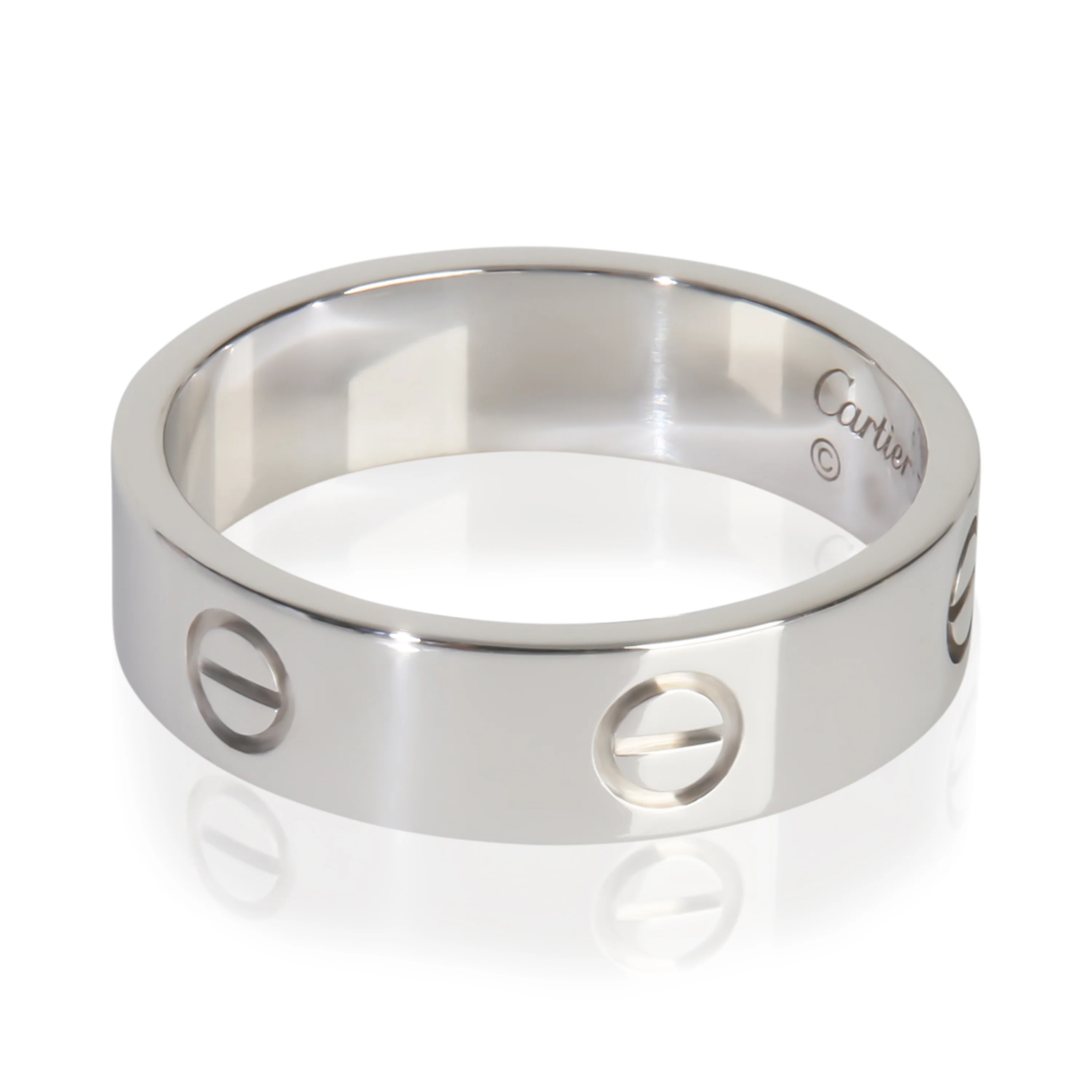 White Gold  Love Ring - Image 2