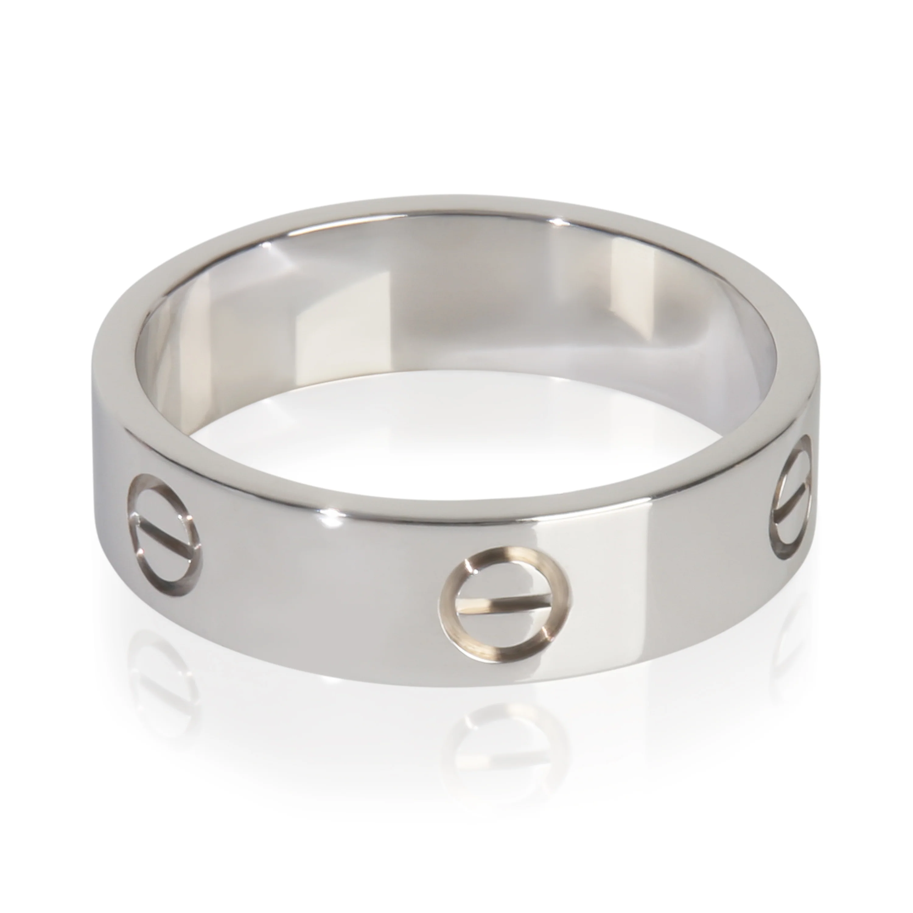 White Gold  Love Ring - Image 3
