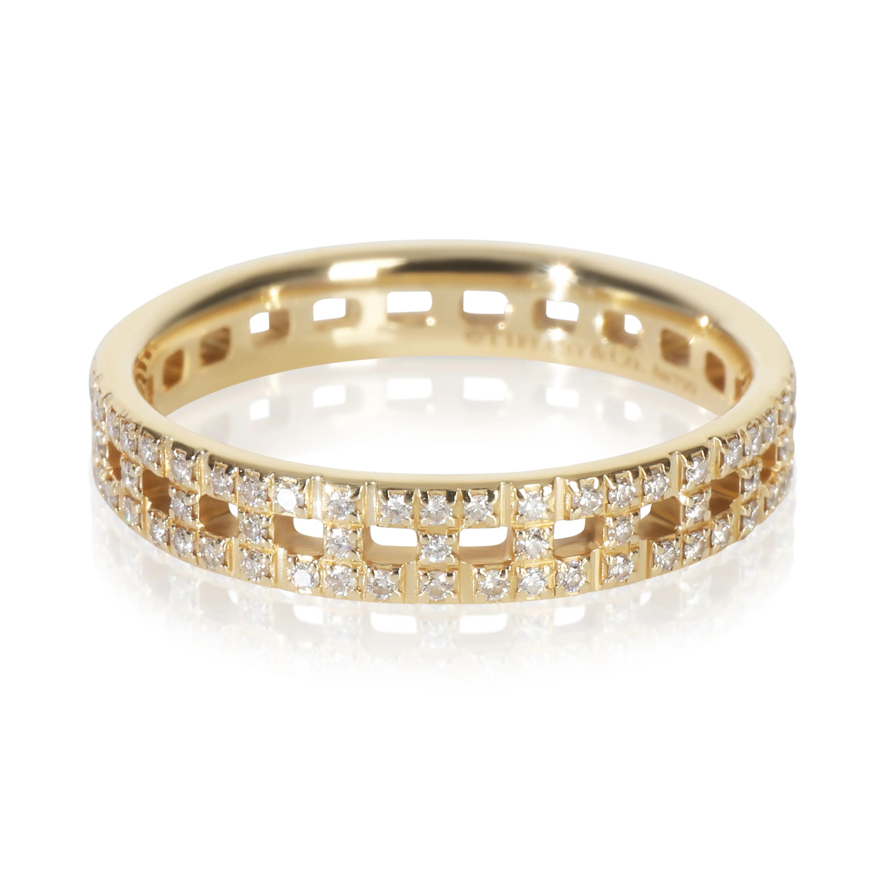 Yellow Gold  Tiffany T True Narrow Ring - Image 2