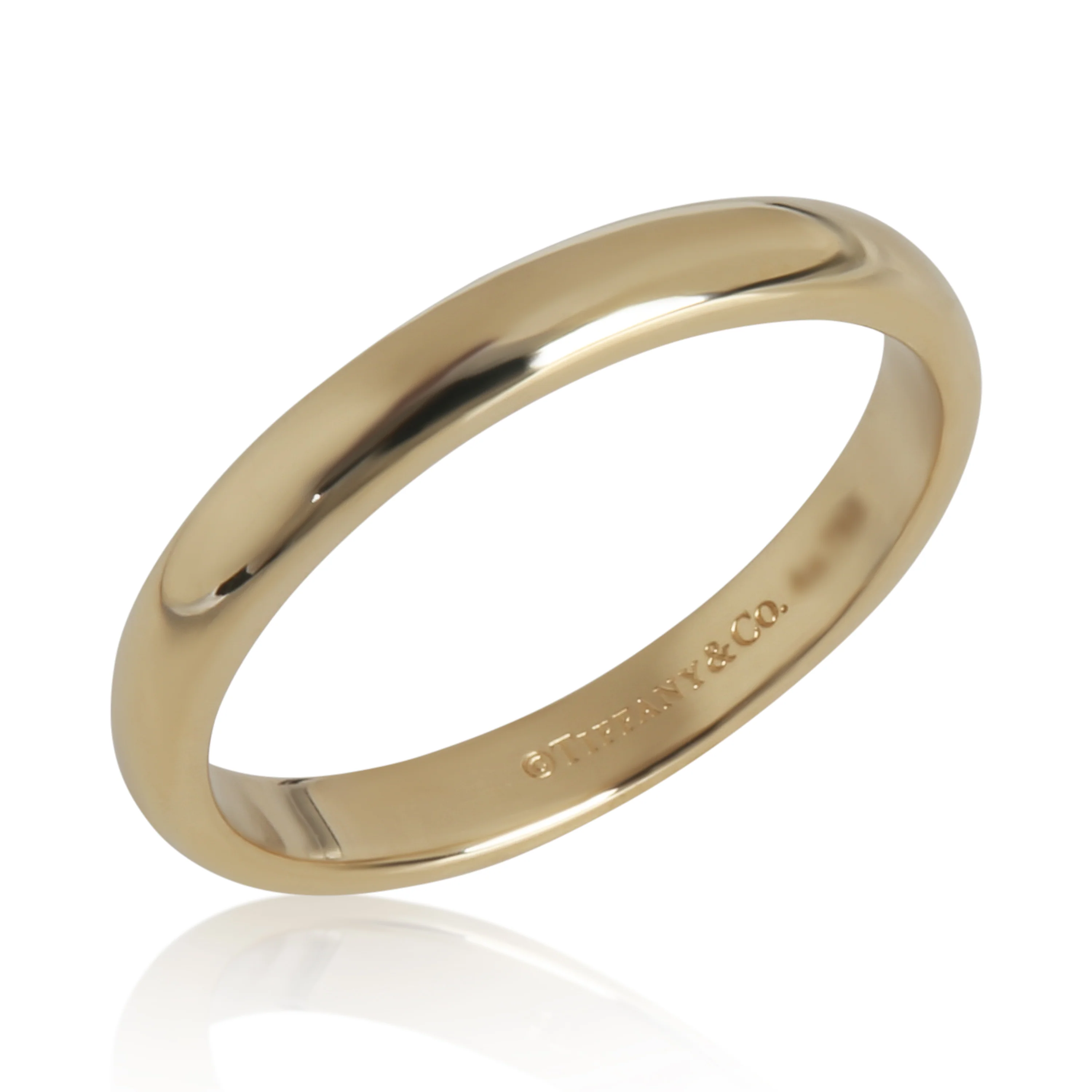 Yellow Gold Tiffany Forever Band - Image 5