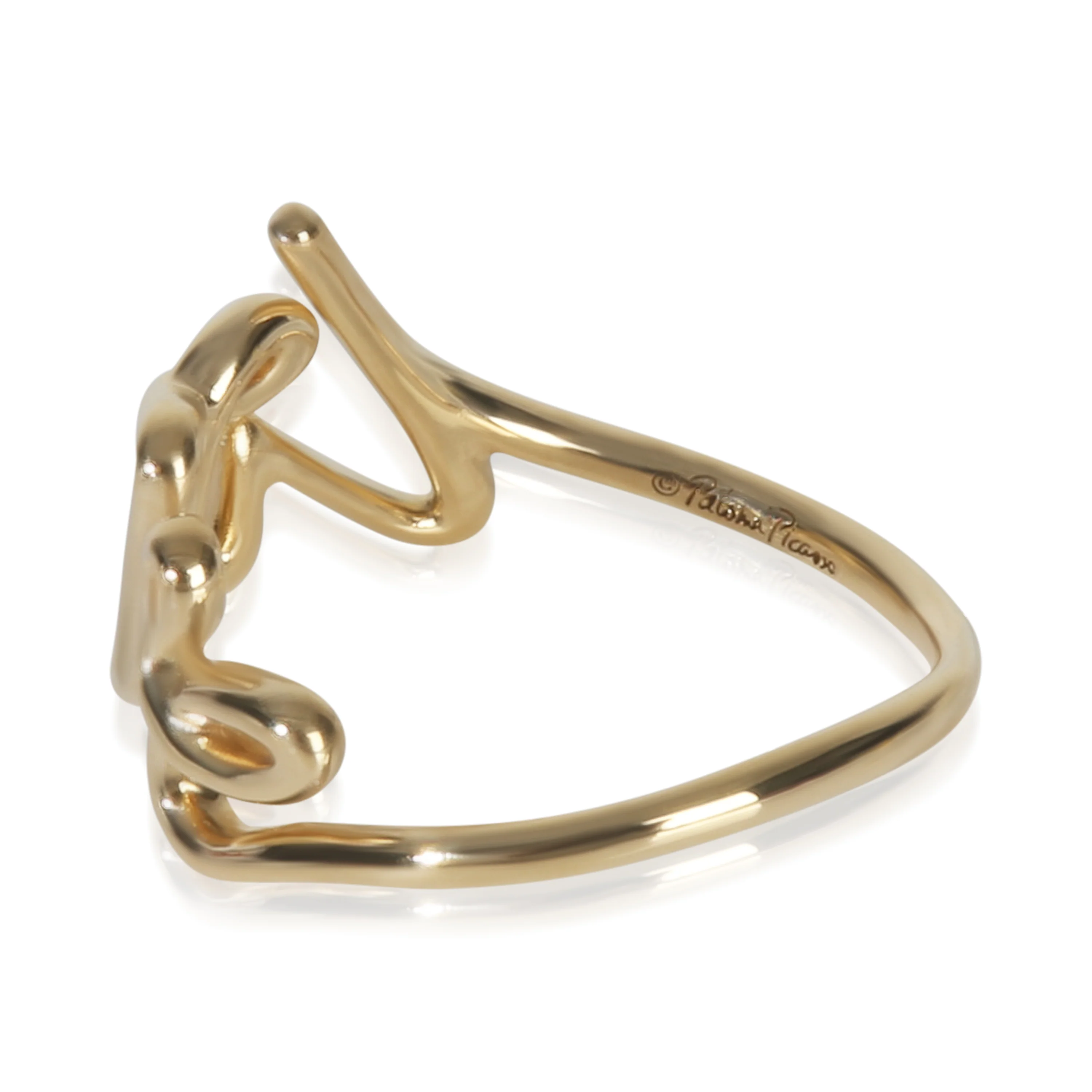 Yellow Gold Paloma Picasso Small Grafitti Love Ring - Image 3