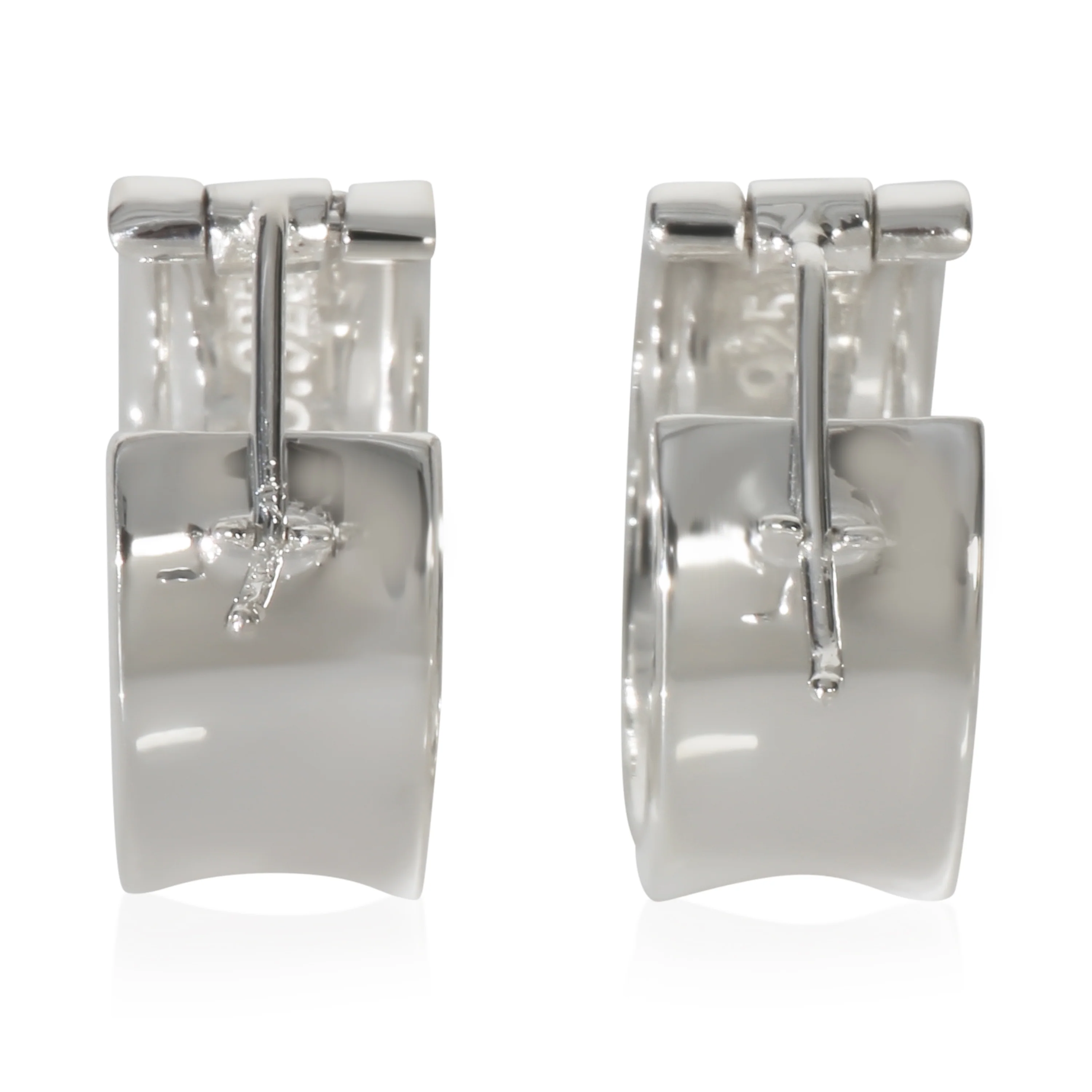 Sterling Silver 1837 Hoop Earrings - Image 4