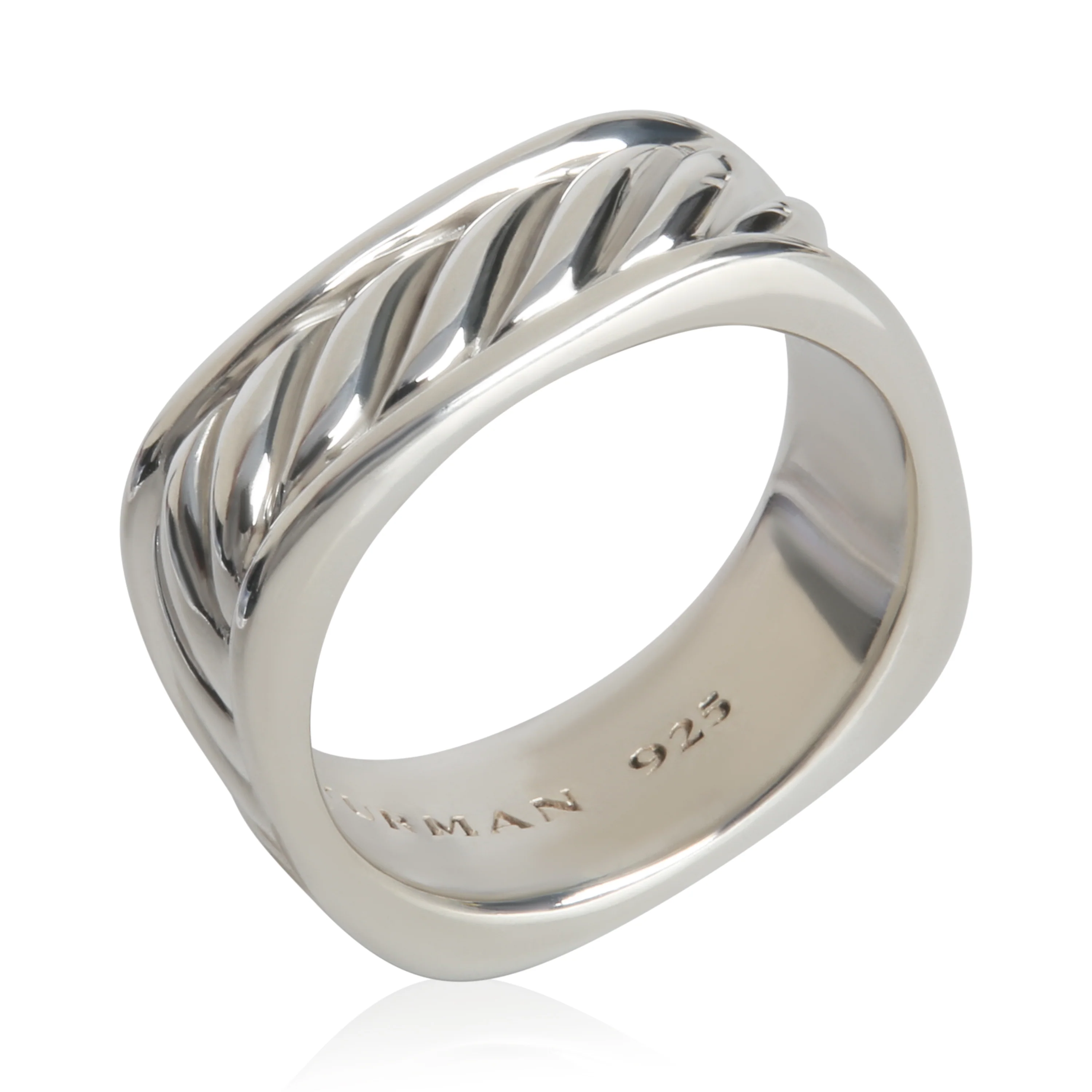Sterling Silver  Cable Band - Image 3
