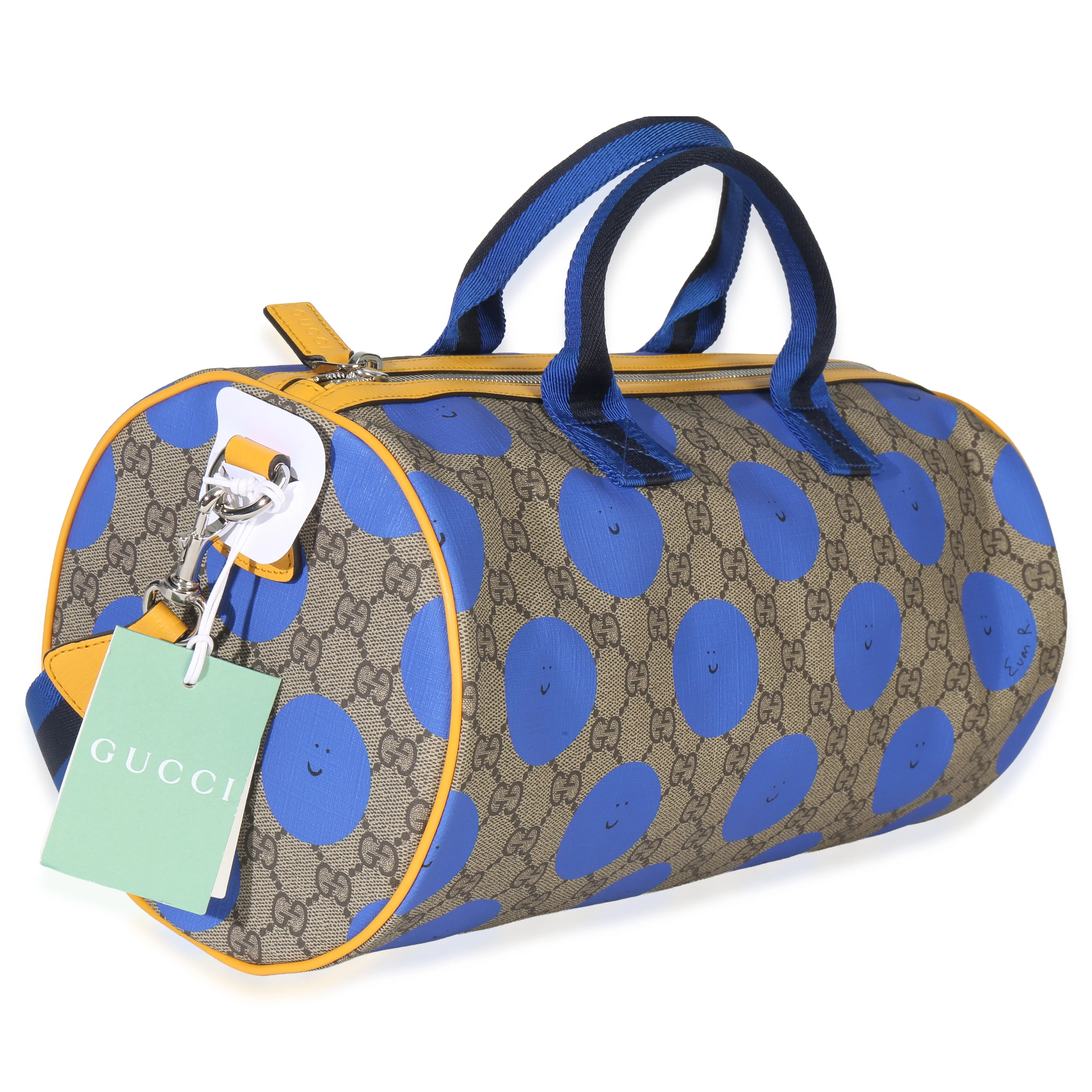 x Euan Roberts Blue Dot GG Supreme Canvas Weekender - Image 3