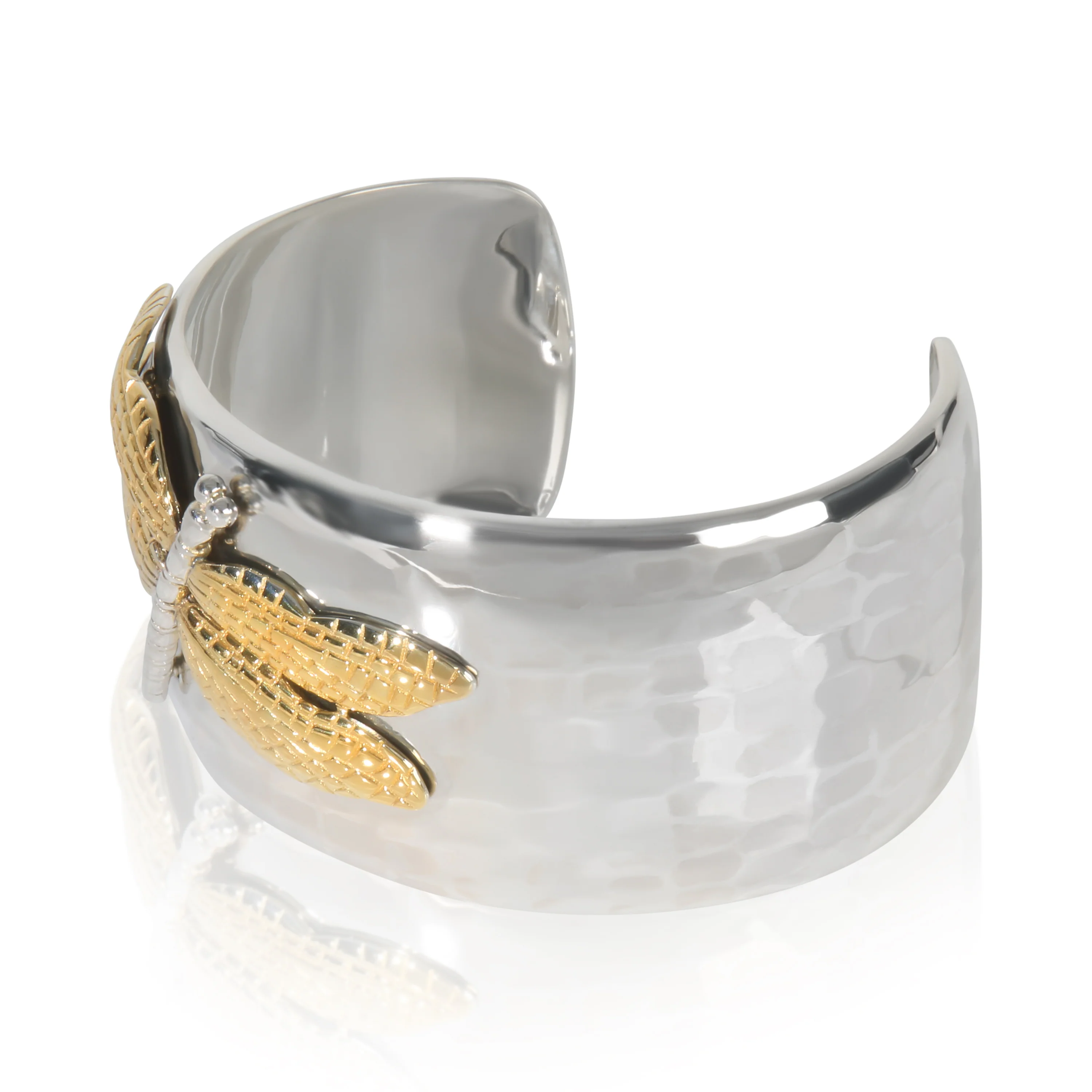 Yellow Gold & Sterling Silver  Dragonfly Bracelet - Image 2