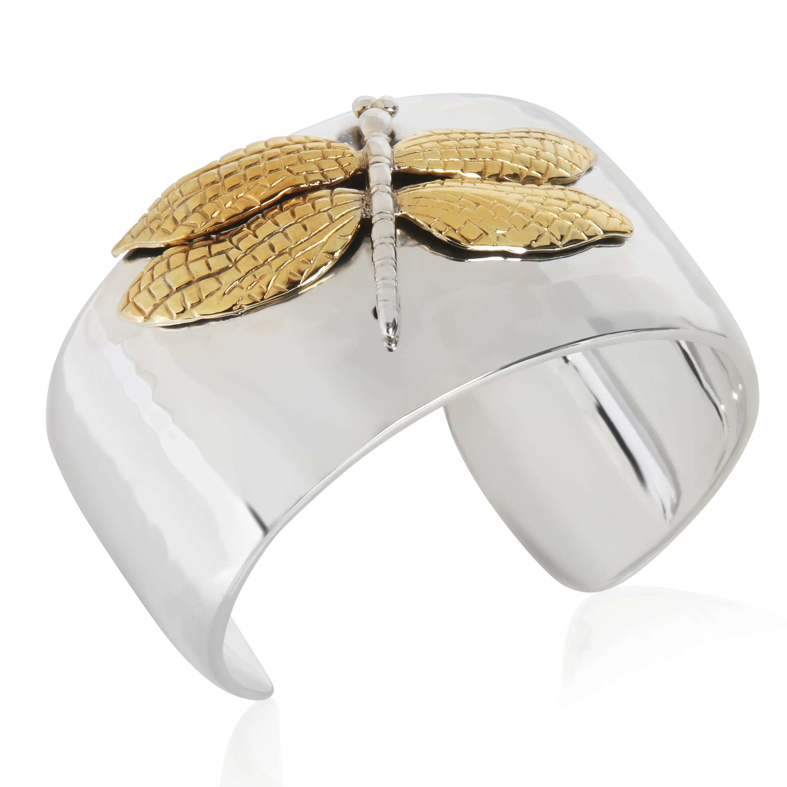 Yellow Gold & Sterling Silver  Dragonfly Bracelet - Image 4