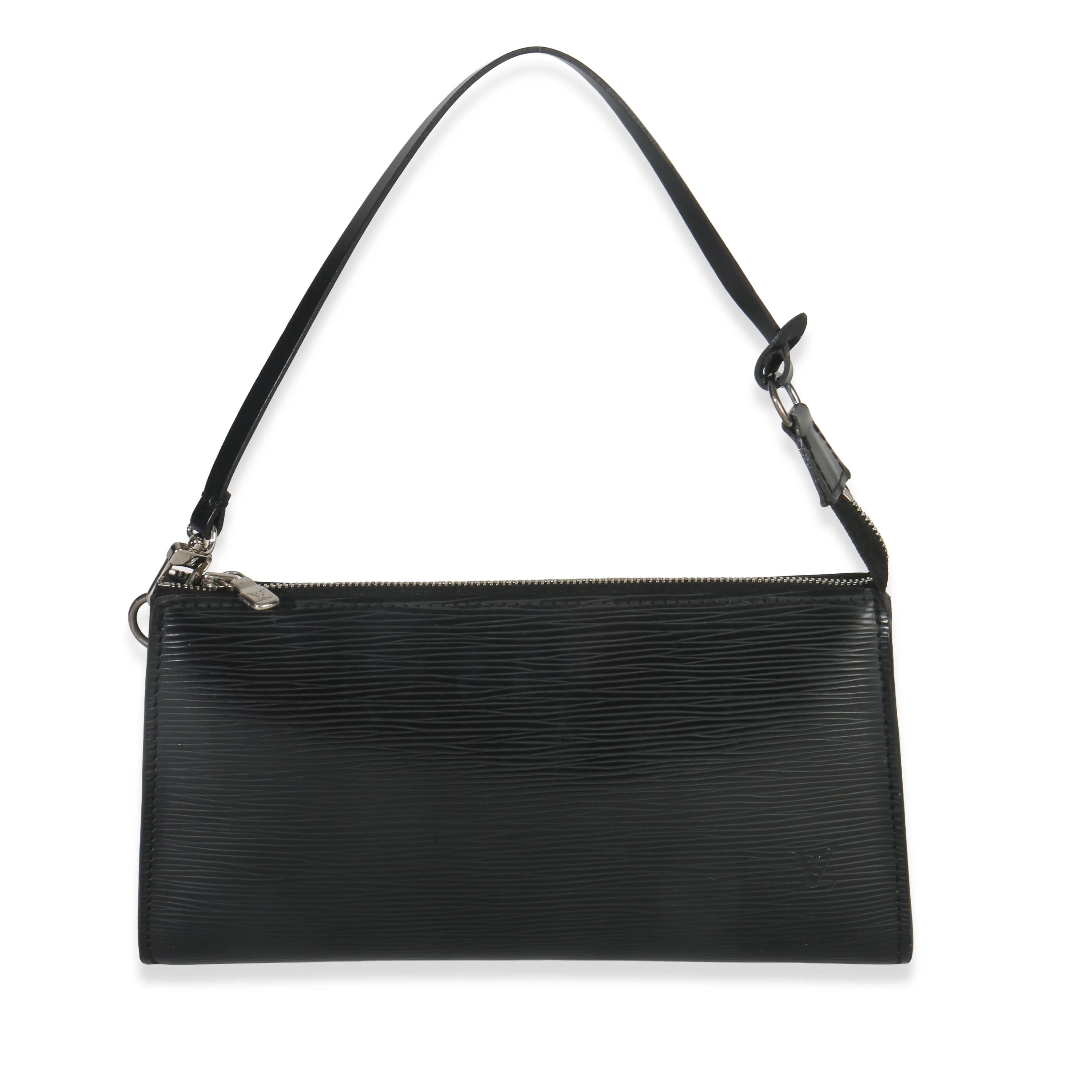Black Epi Pochette Accessoires