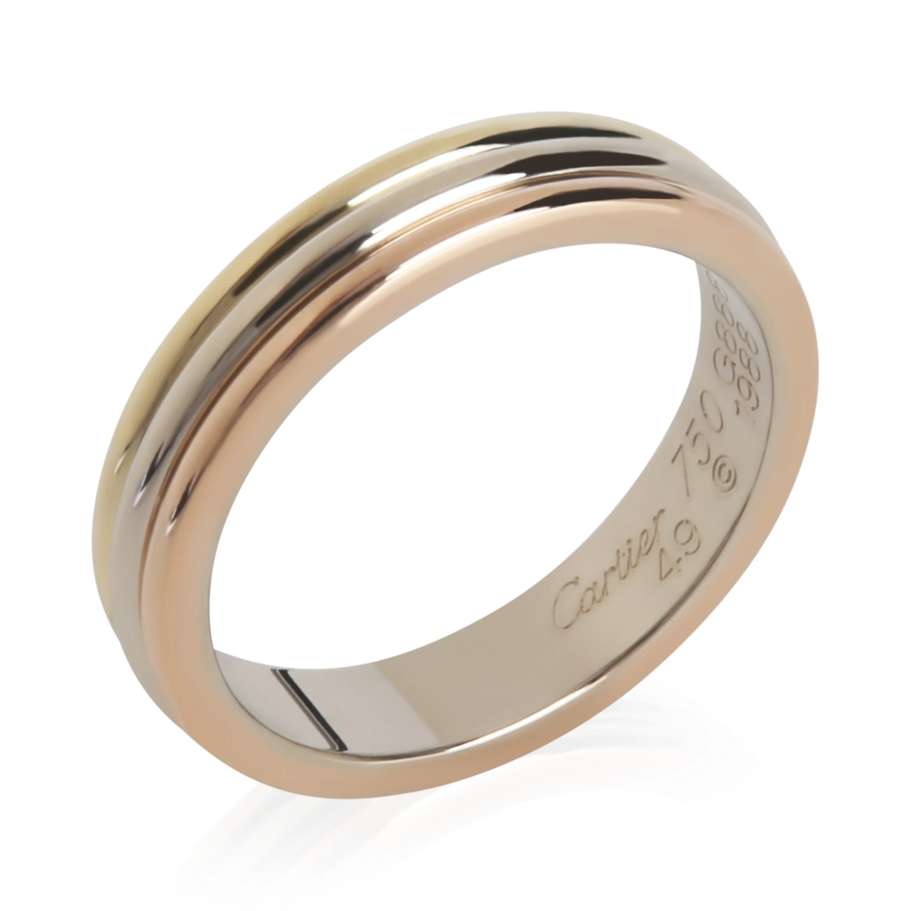 3-Tone Gold Vintage Vendome Louis Cartier Band - Image 4