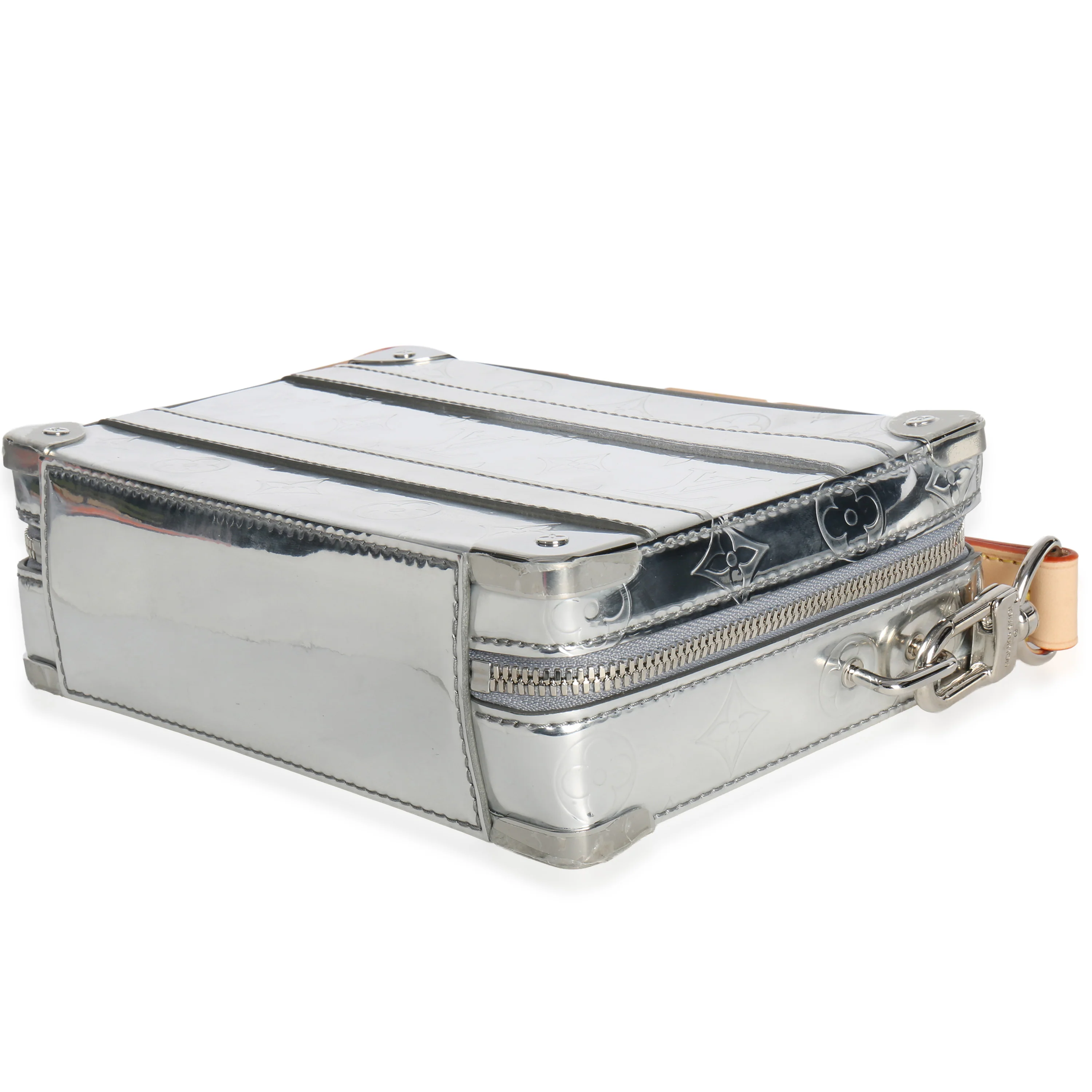Silver Monogram Miroir Handle Trunk Bag - Image 5