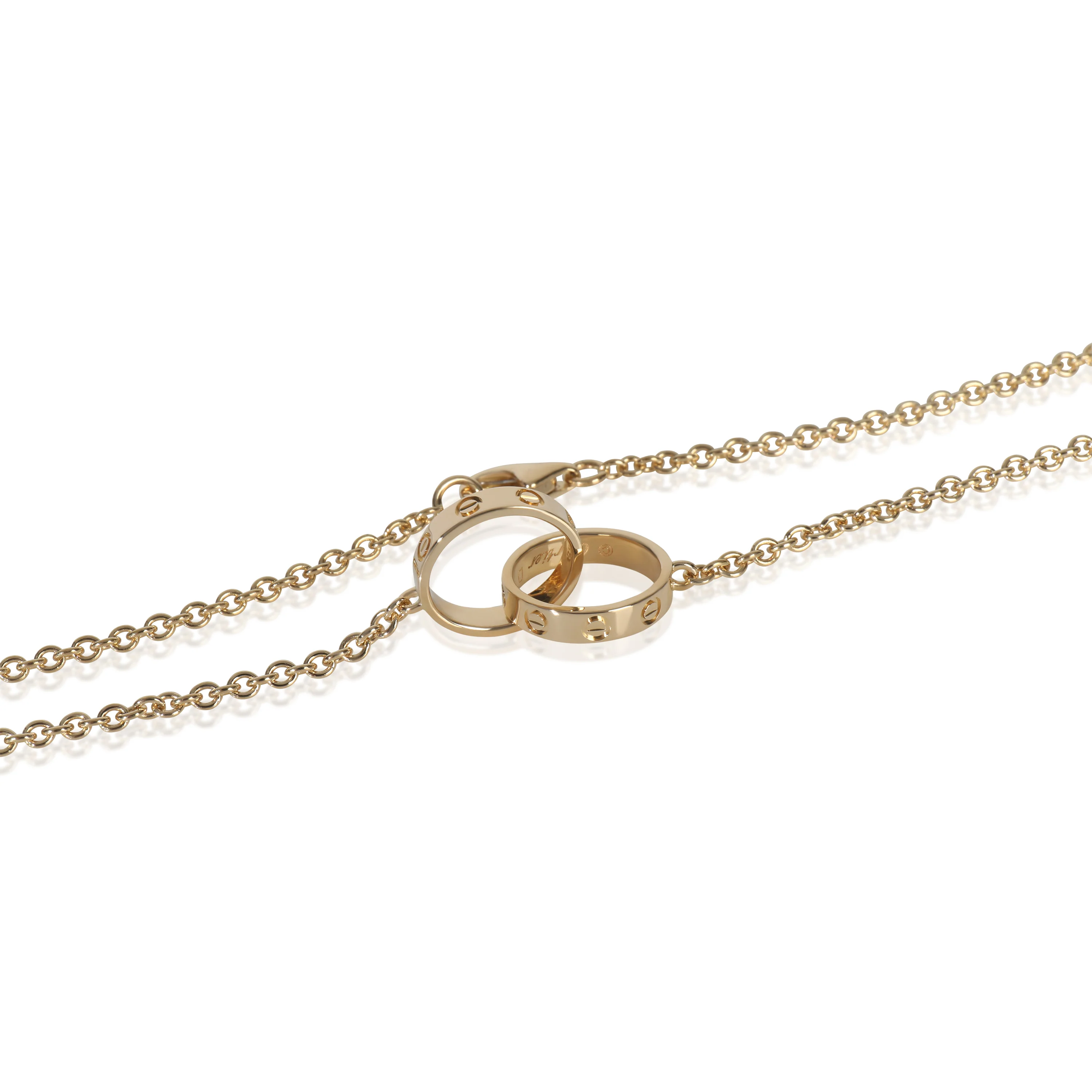 Yellow Gold Love Necklace - Image 2