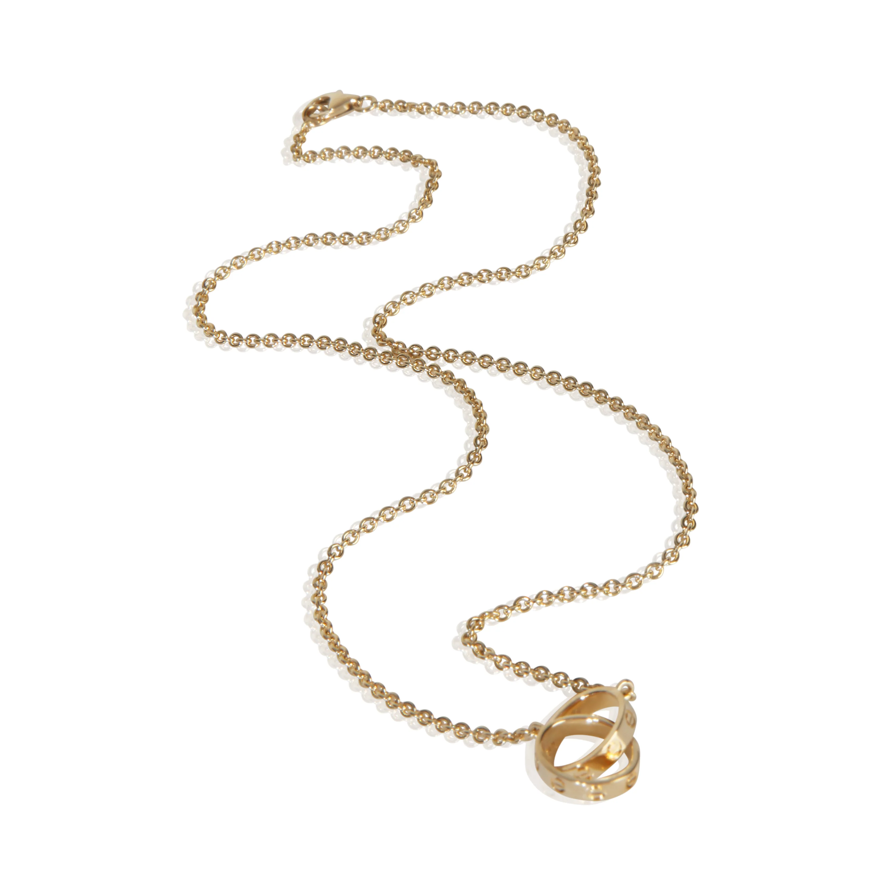 Yellow Gold Love Necklace - Image 3