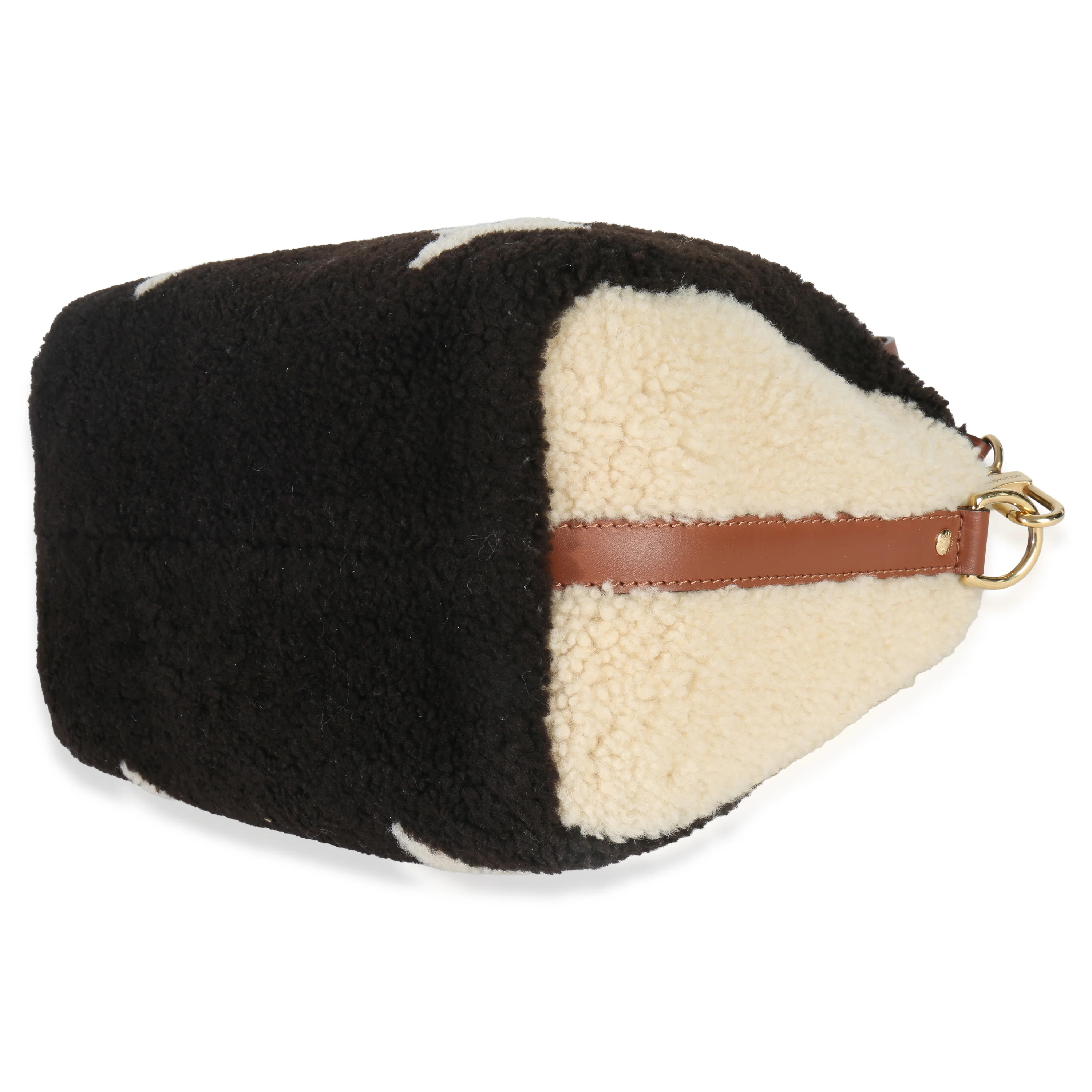 Black Monogram Teddy Fleece Speedy Bandouliere 25 - Image 7