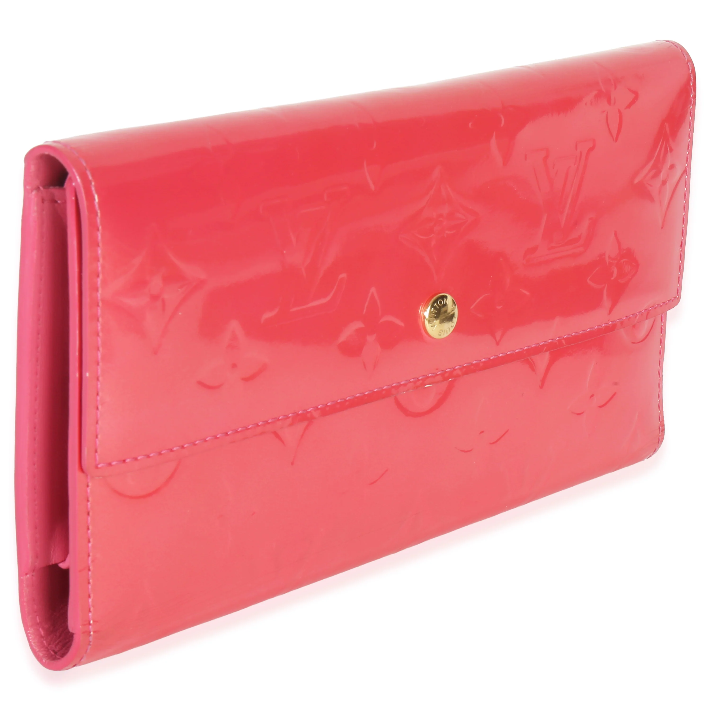 Rose Pop Monogram Vernis Sarah Wallet - Image 2