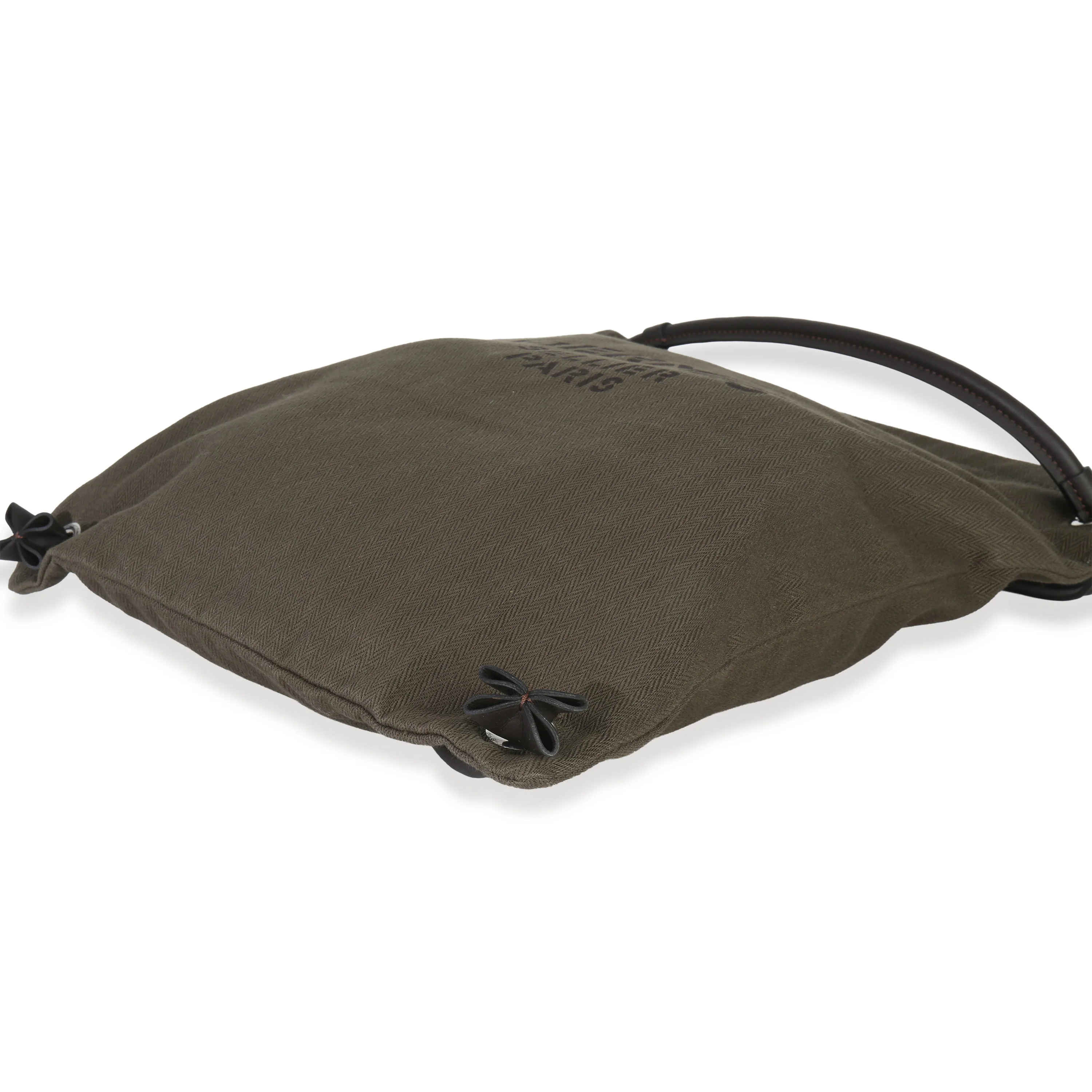 Kaki Ebene Herringbone Canvas Swift Maline Bag - Image 5