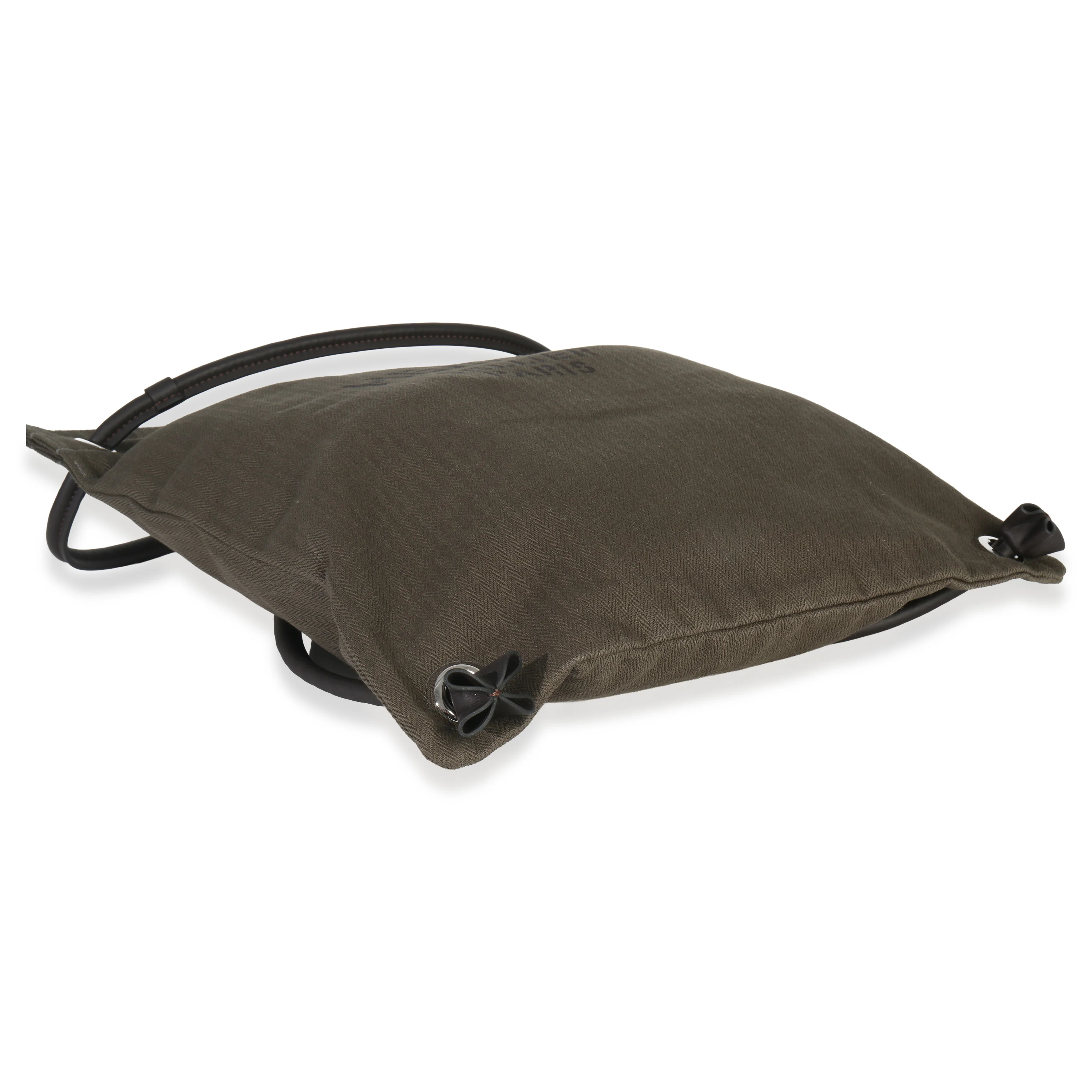 Kaki Ebene Herringbone Canvas Swift Maline Bag - Image 7