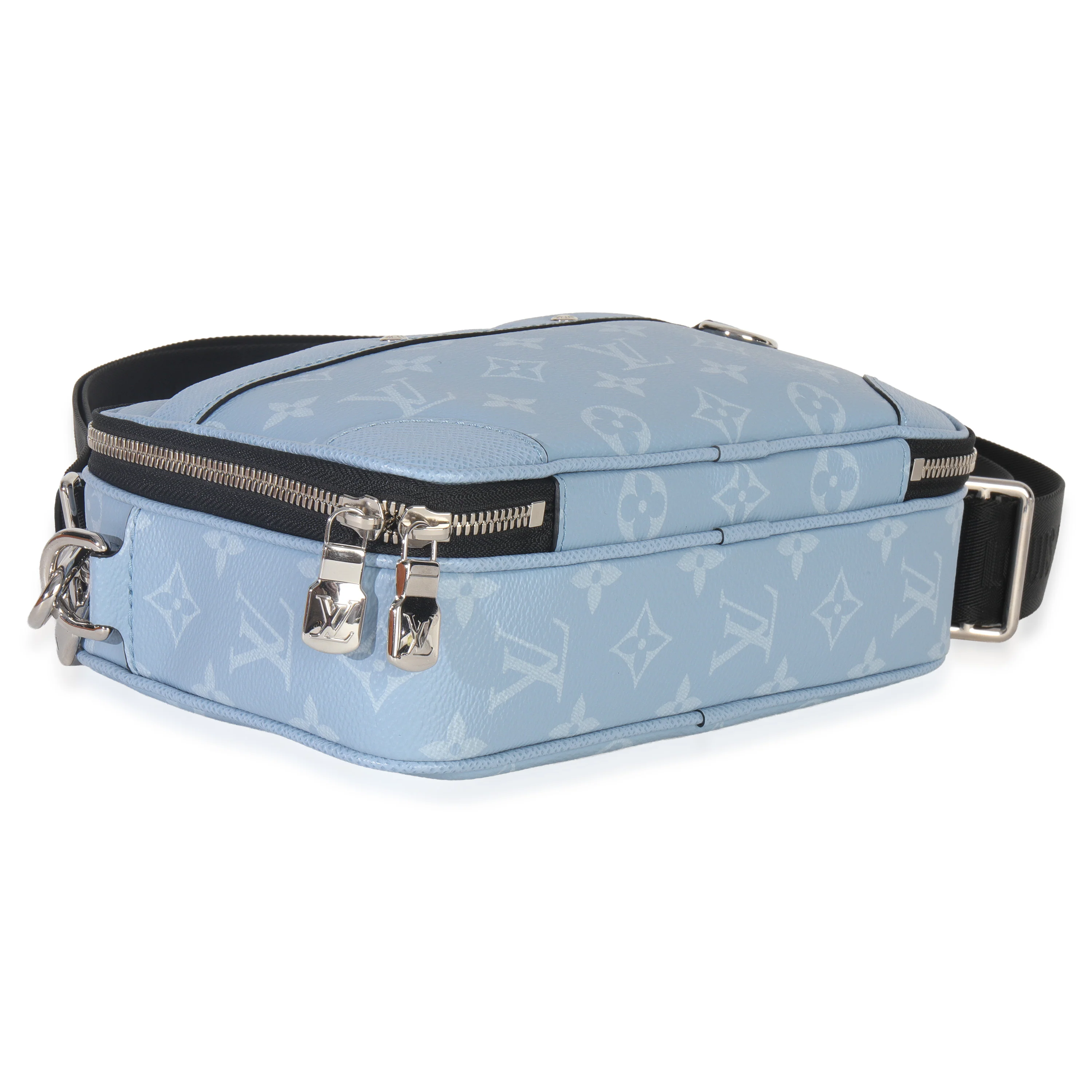 Sky Blue Monogram Taigarama Alpha Messenger - Image 5