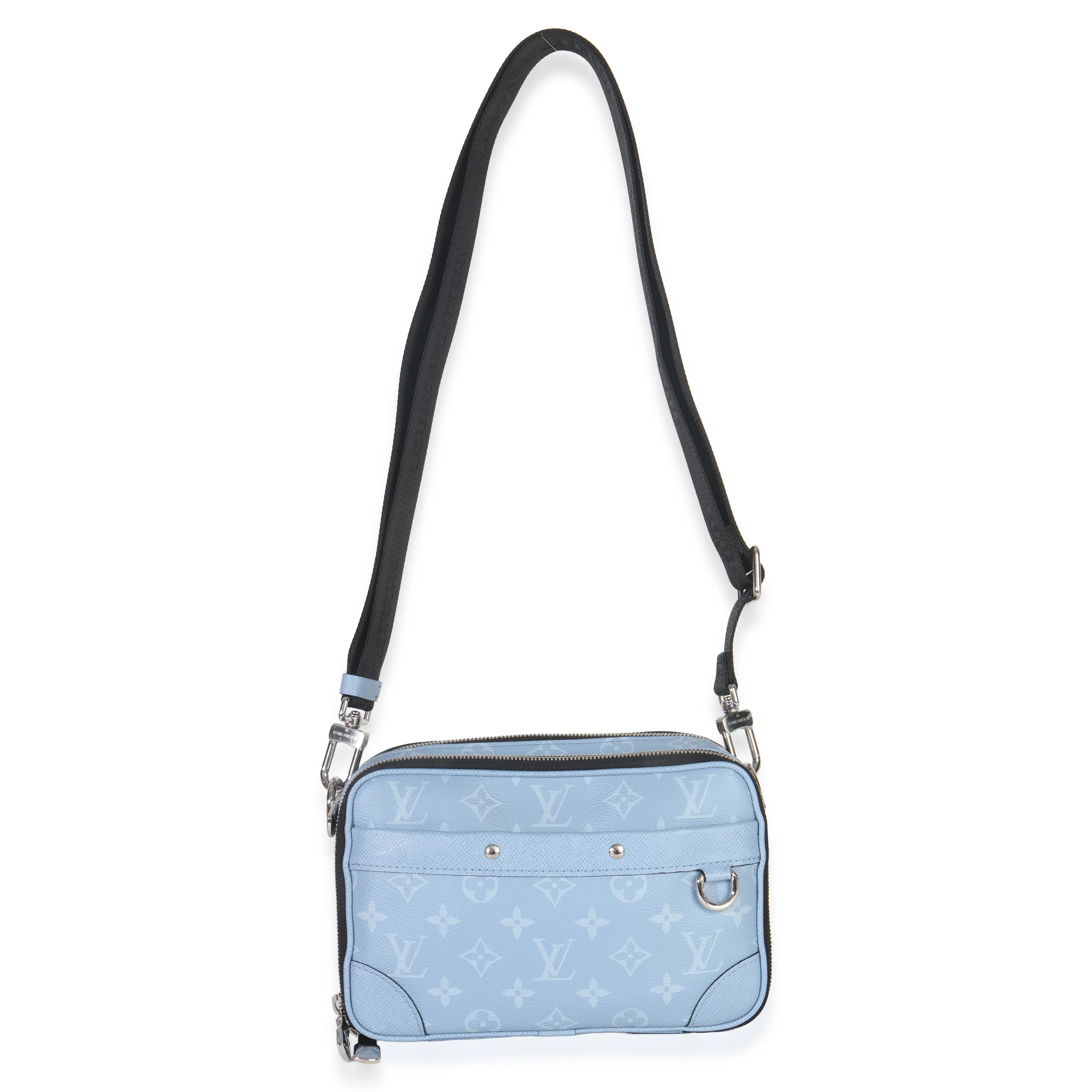 Sky Blue Monogram Taigarama Alpha Messenger - Image 7