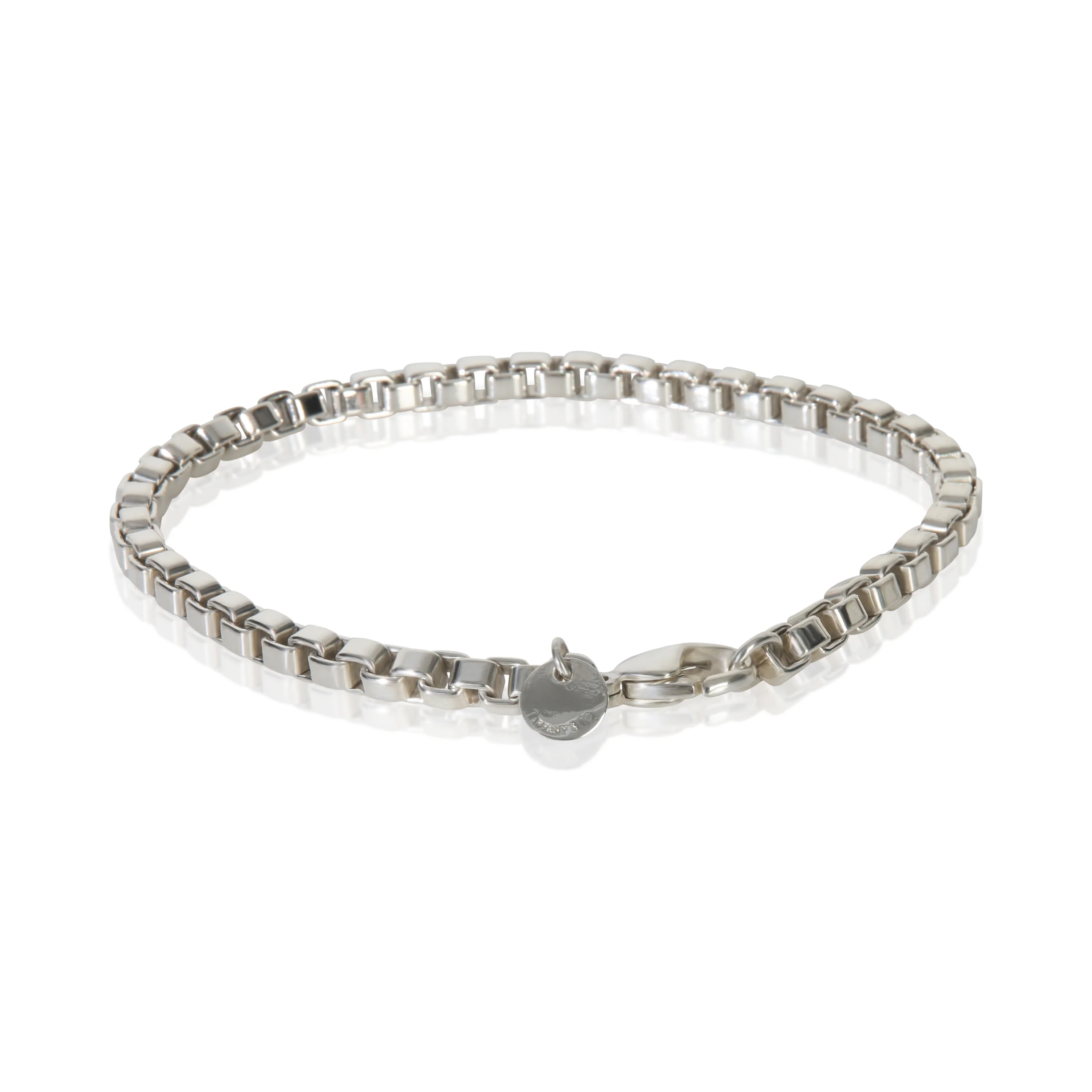 Sterling Silver  Venetian Link Bracelet - Image 2