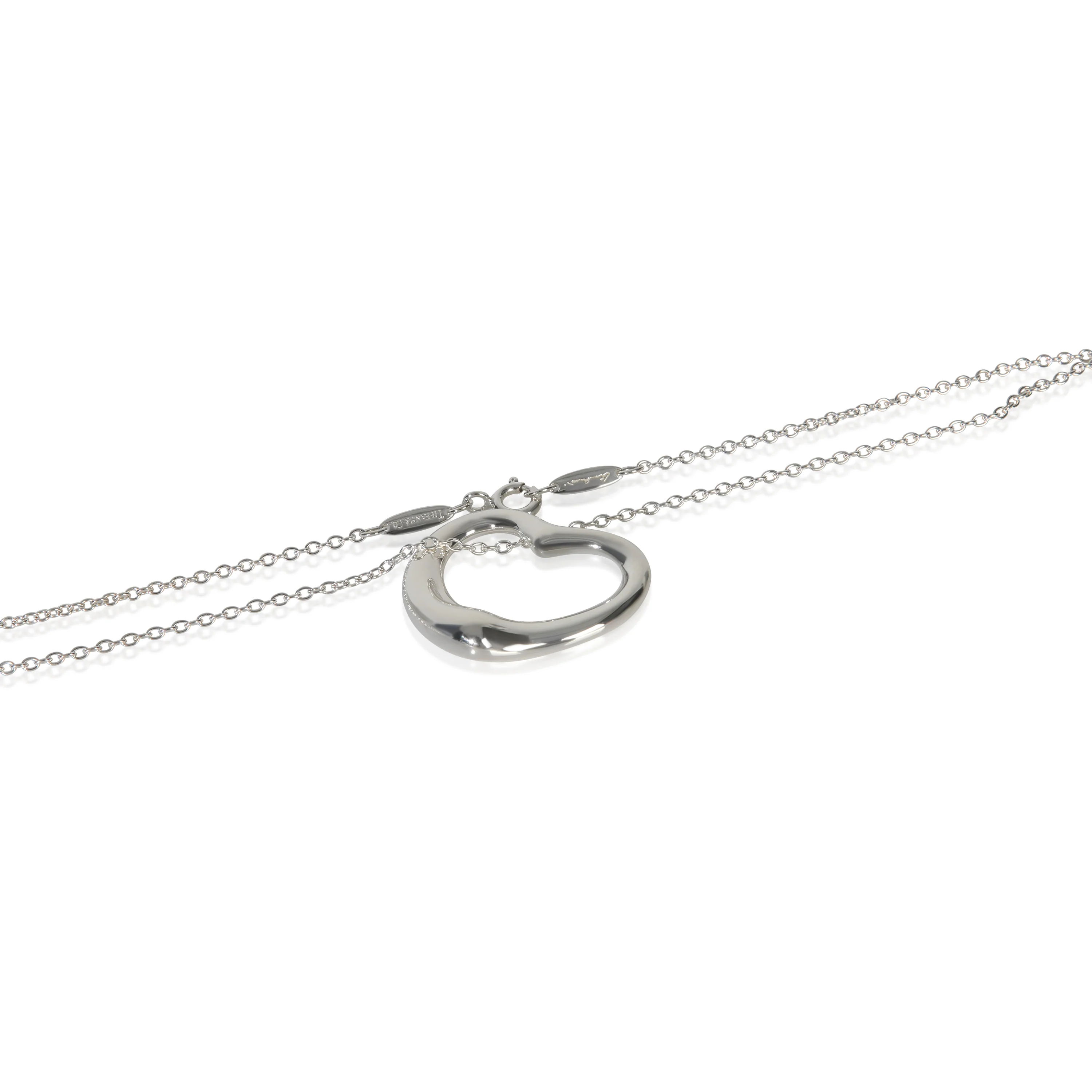 Sterling Silver Elsa Peretti 27mm Open Heart Pendant - Image 2
