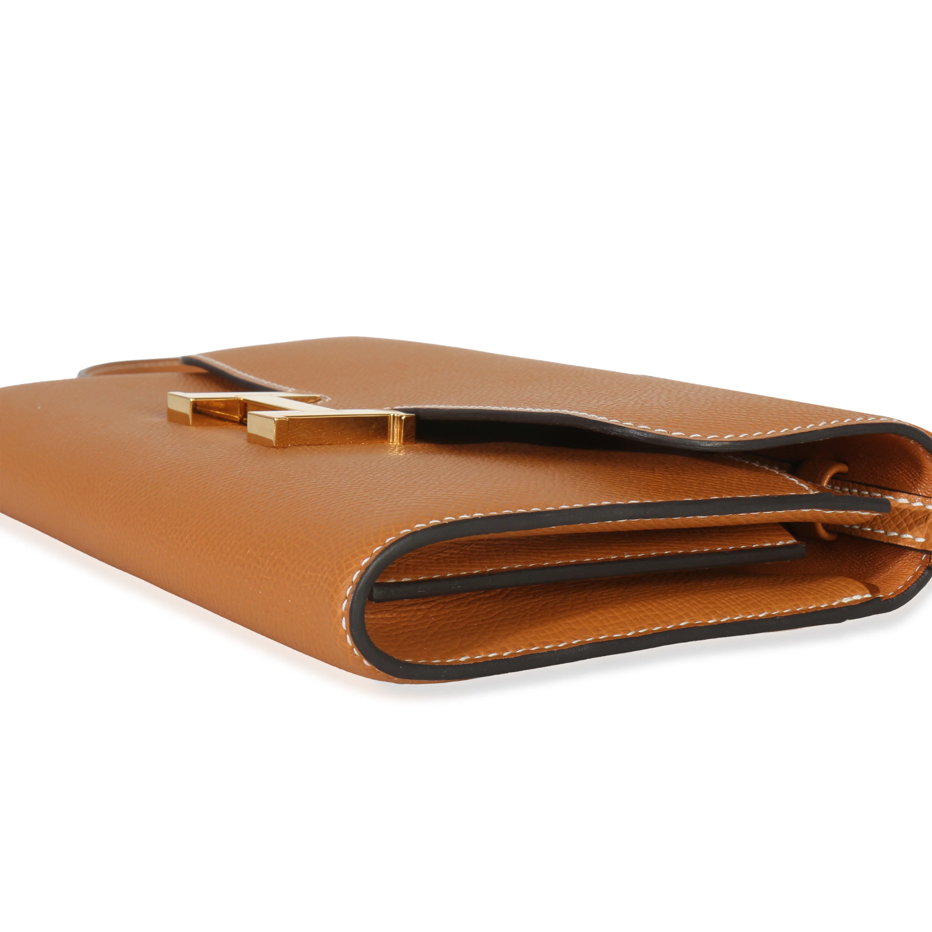Toffee Epsom Constance Long Wallet To Go GHW - Image 7