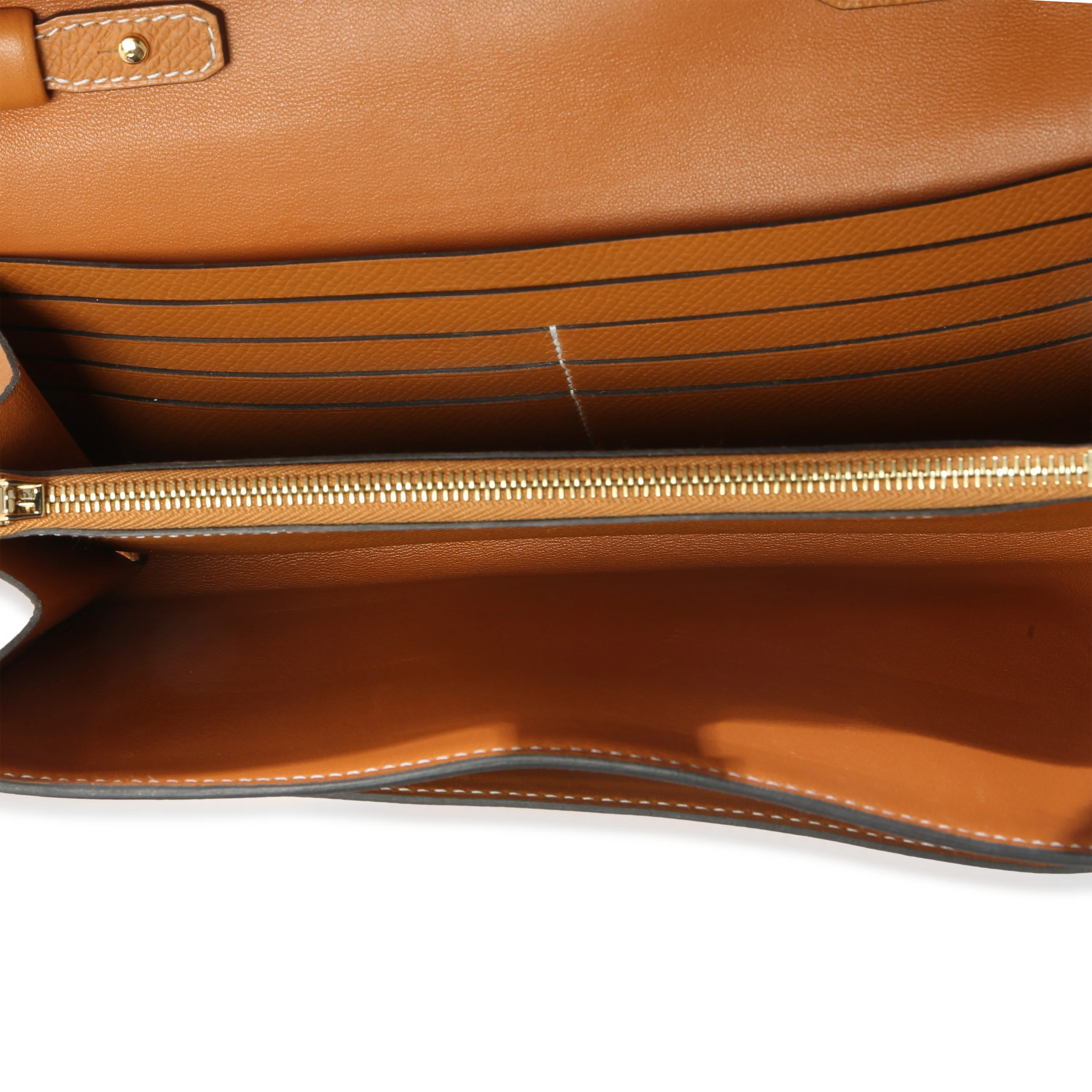 Toffee Epsom Constance Long Wallet To Go GHW - Image 9