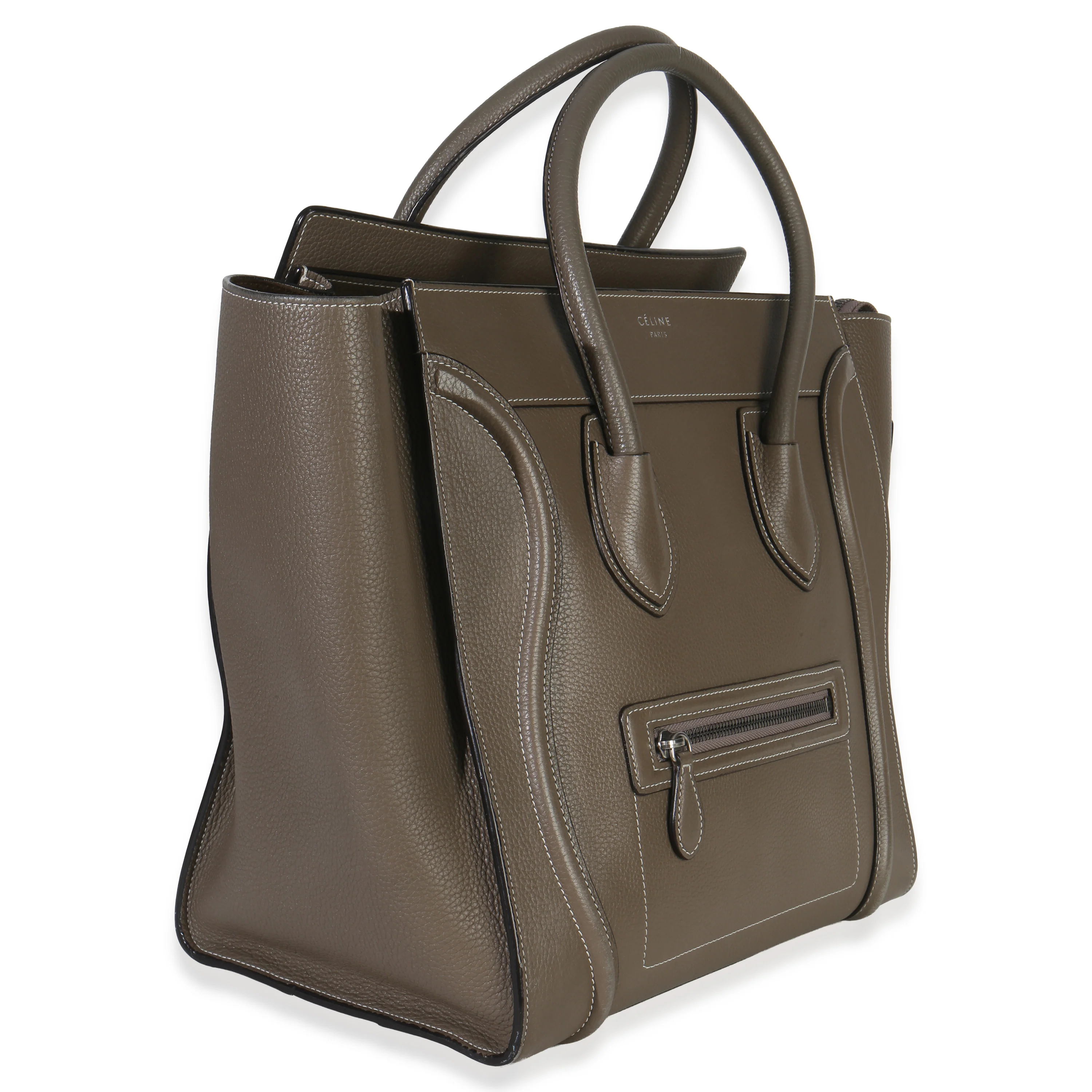 Souris Drummed Calfskin Mini Luggage Tote - Image 2