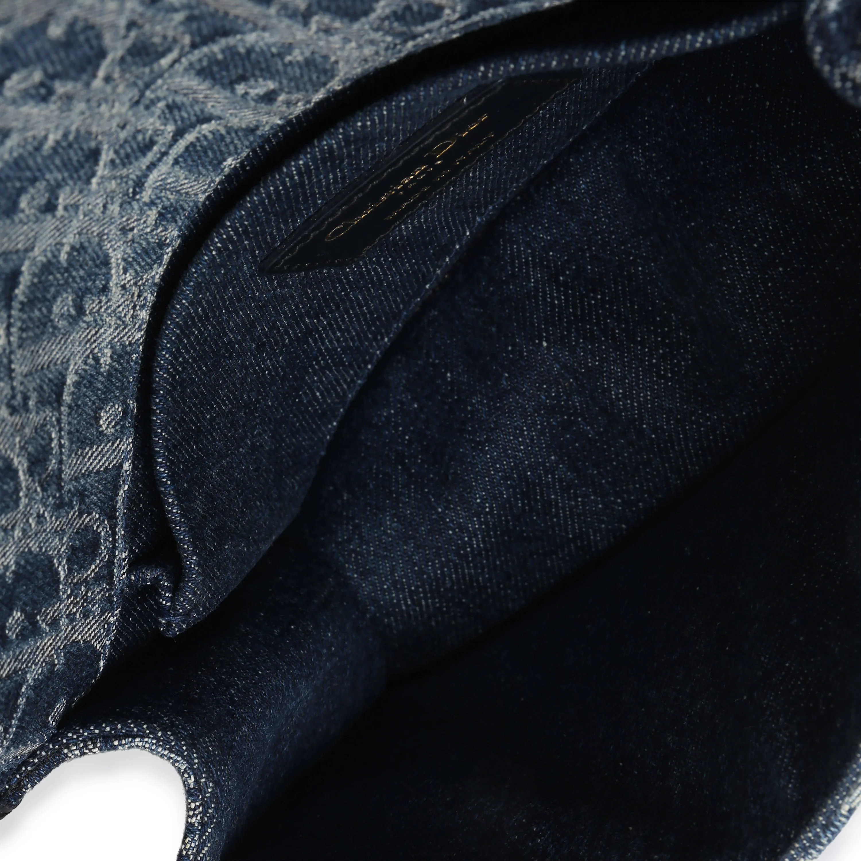 Blue Denim Oblique 30 Montaigne East West Chain Bag - Image 10