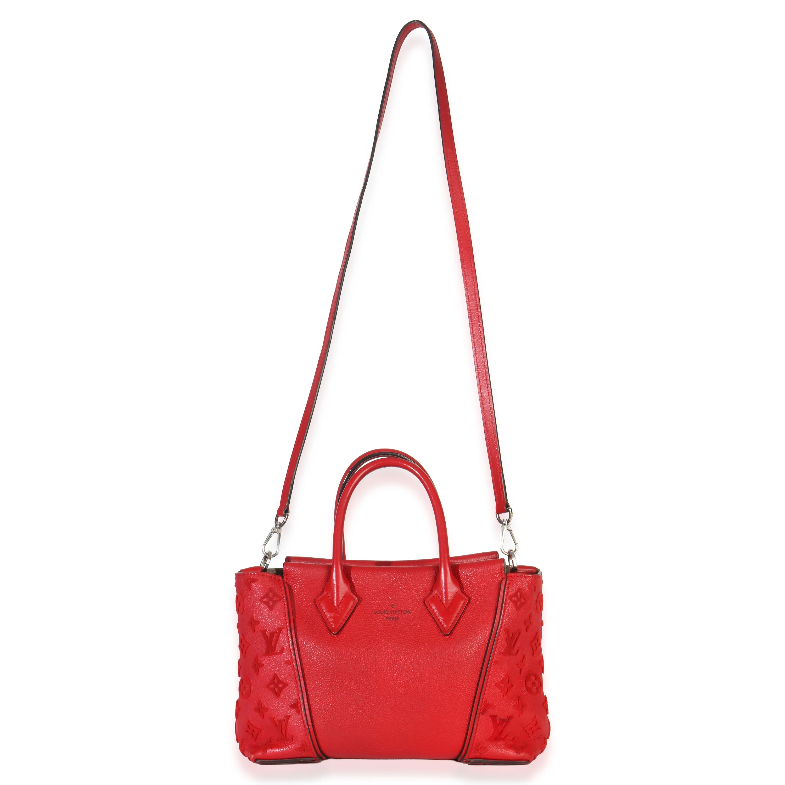 Framboise Calfskin Monogram Tote W BB - Image 8