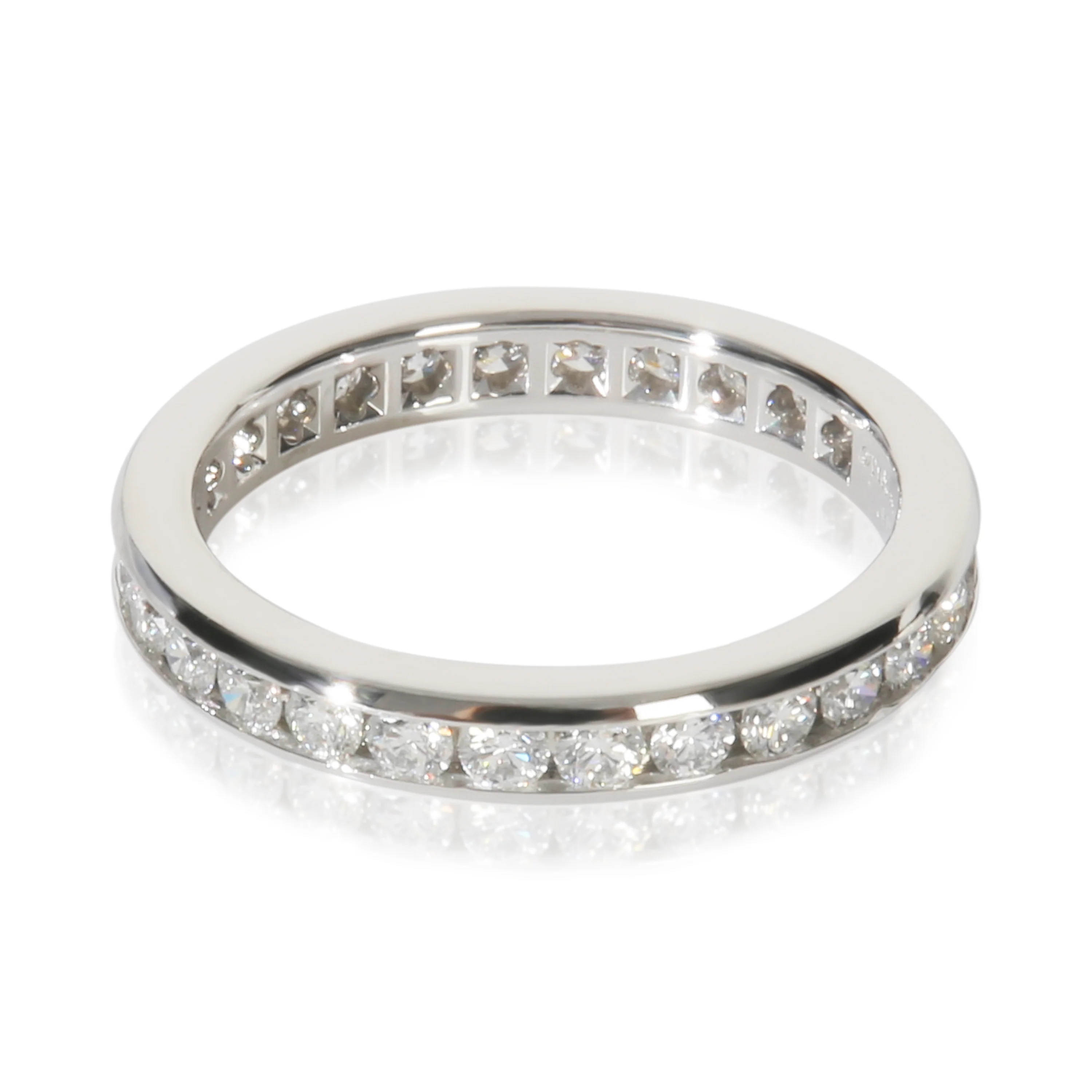 Platinum Diamond Channel Set Eternity Band - Image 2