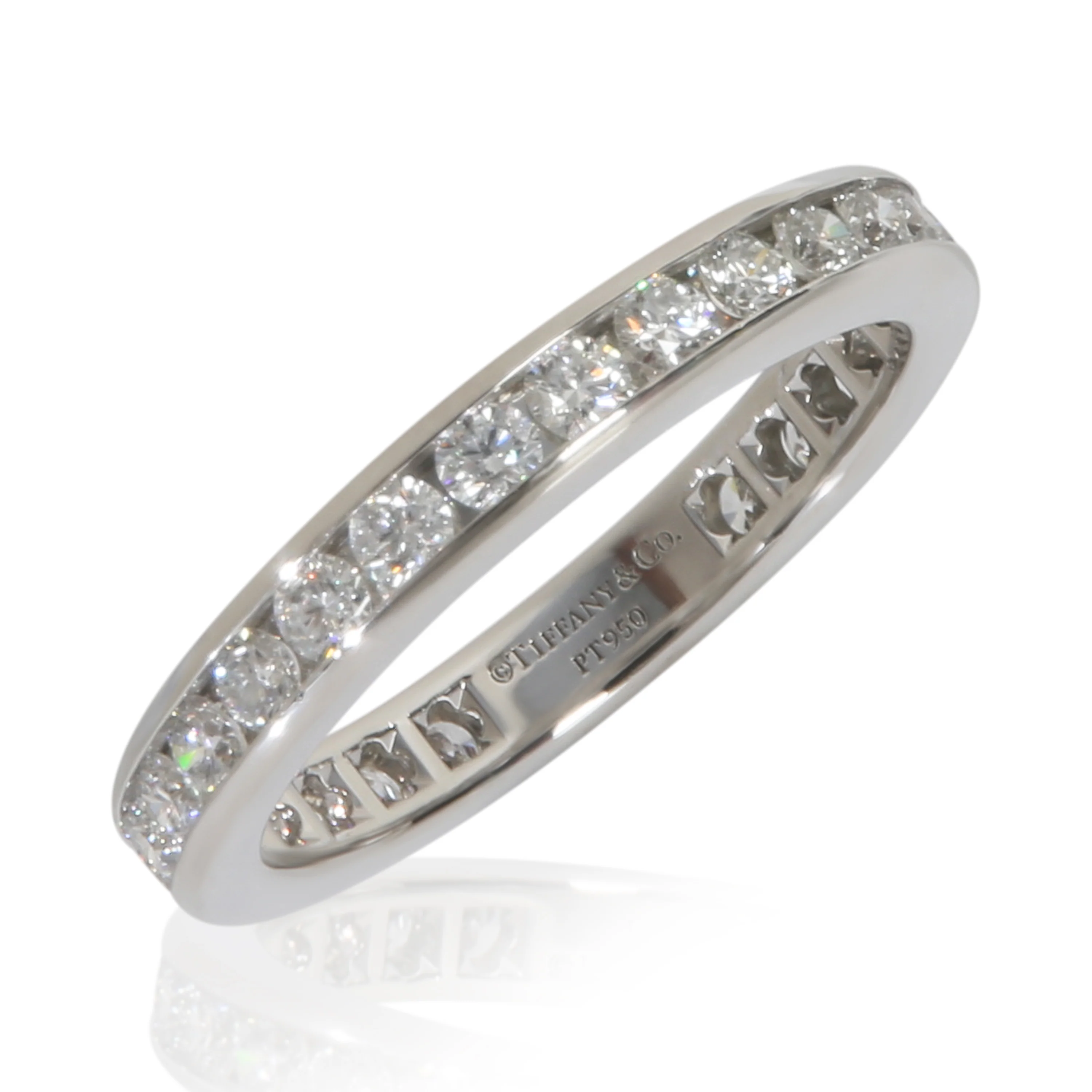 Platinum Diamond Channel Set Eternity Band - Image 5