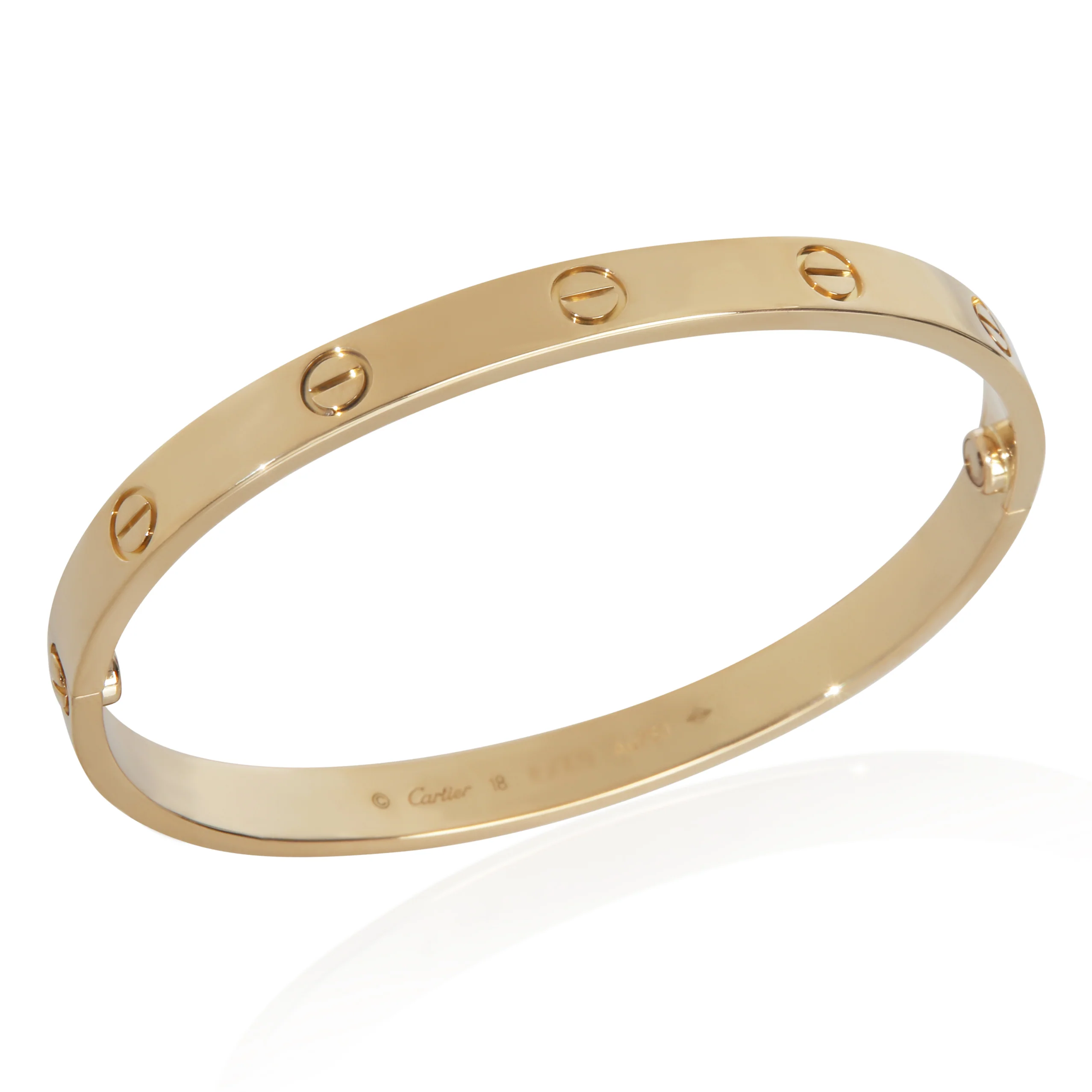 Yellow Gold Love Bracelet - Image 6