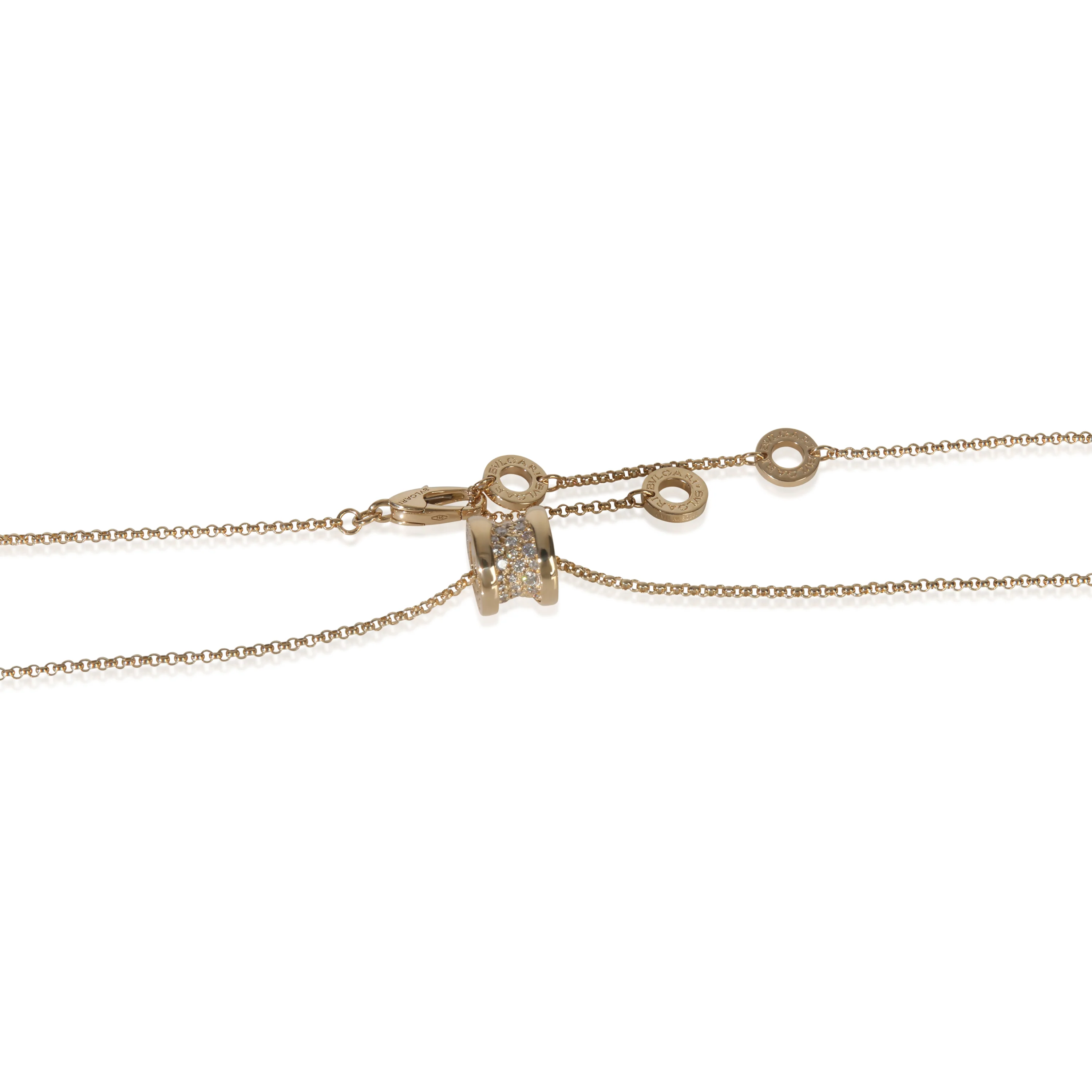 Yellow Gold Diamond B.zero1 Necklace - Image 2