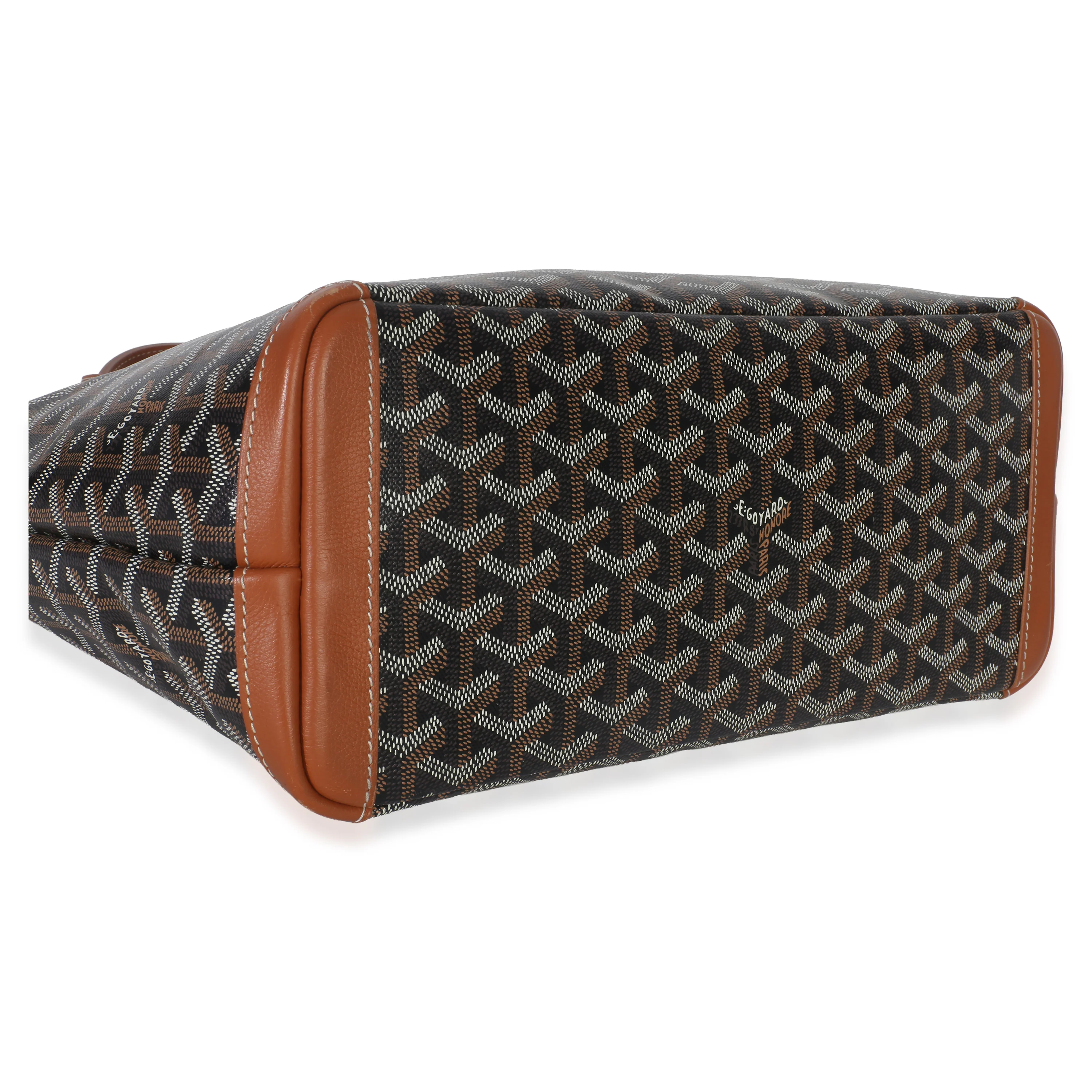 Gold Black Goyardine Canvas Artois PM - Image 6
