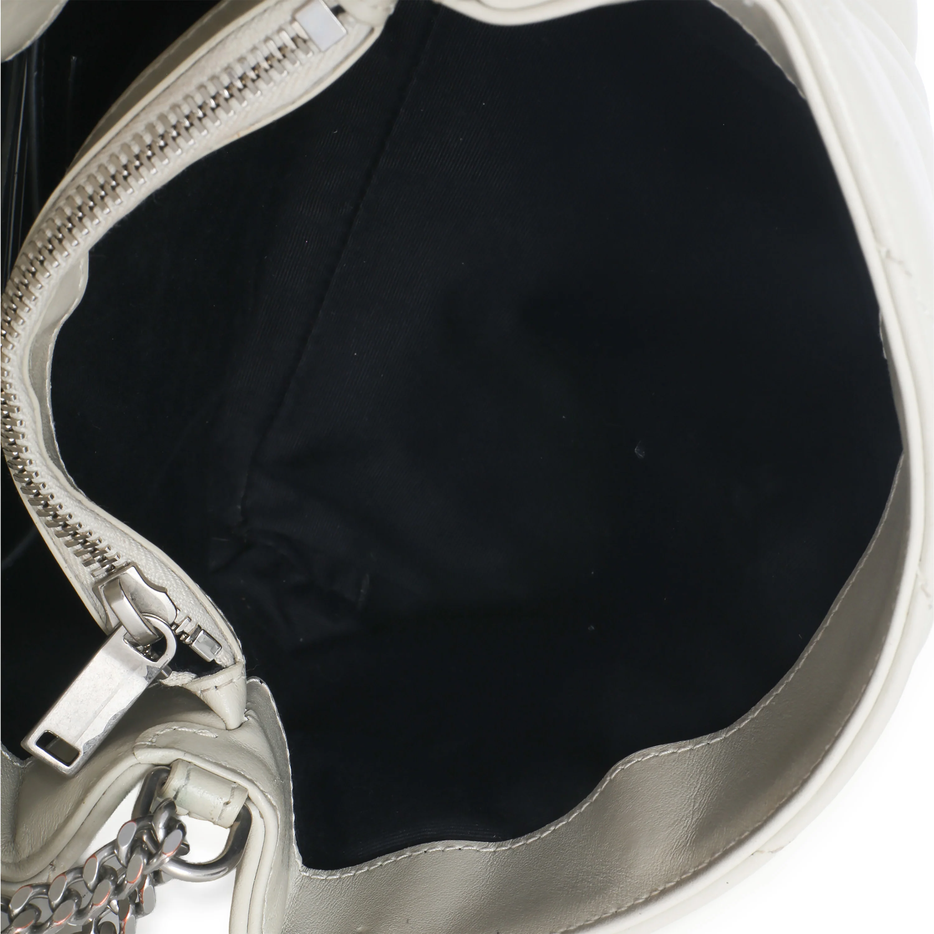 Beige Quilted Calfskin Small Loulou Bag - Image 8