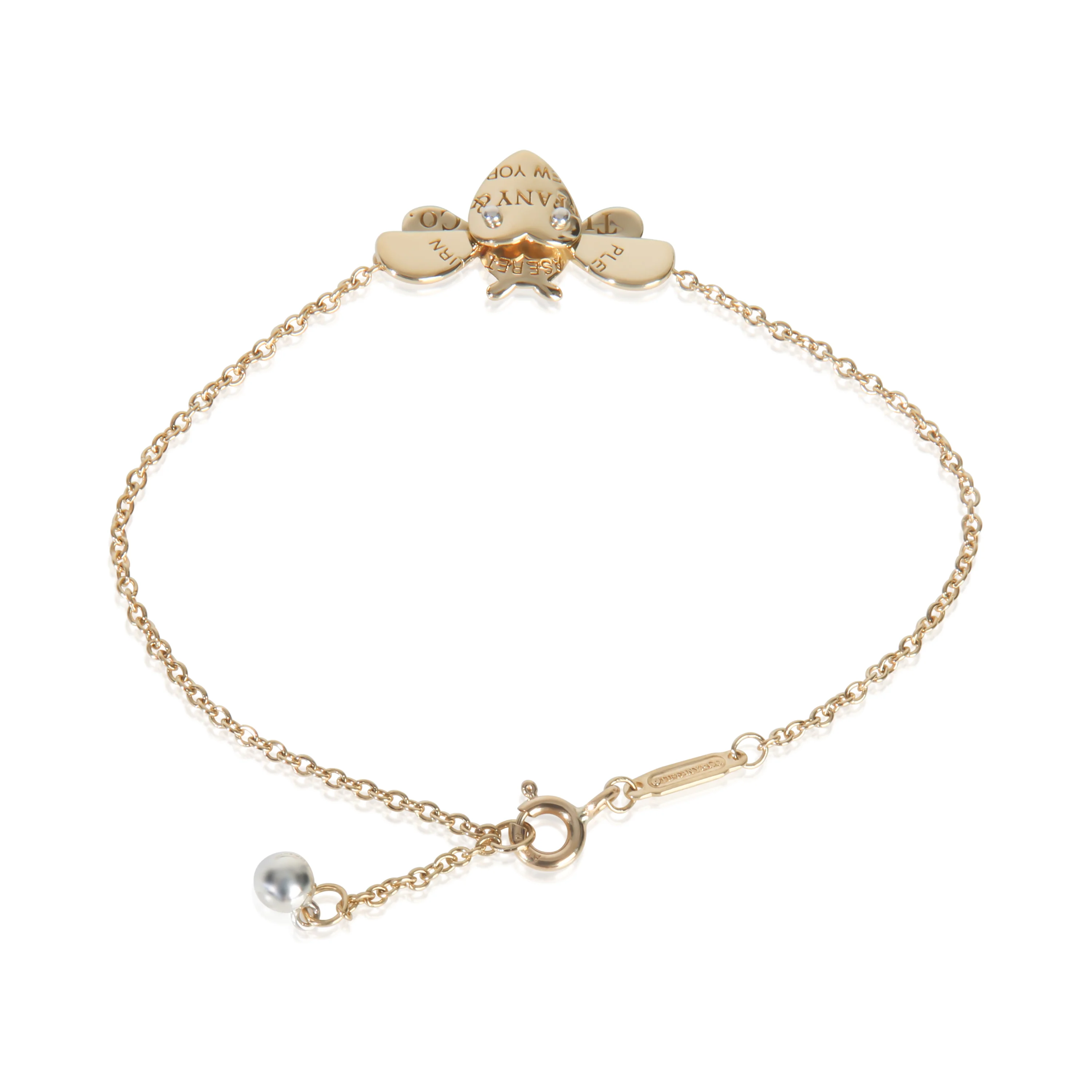 Yellow Gold & Sterling Silver Return To Tiffany Love Bug Bracelet - Image 4