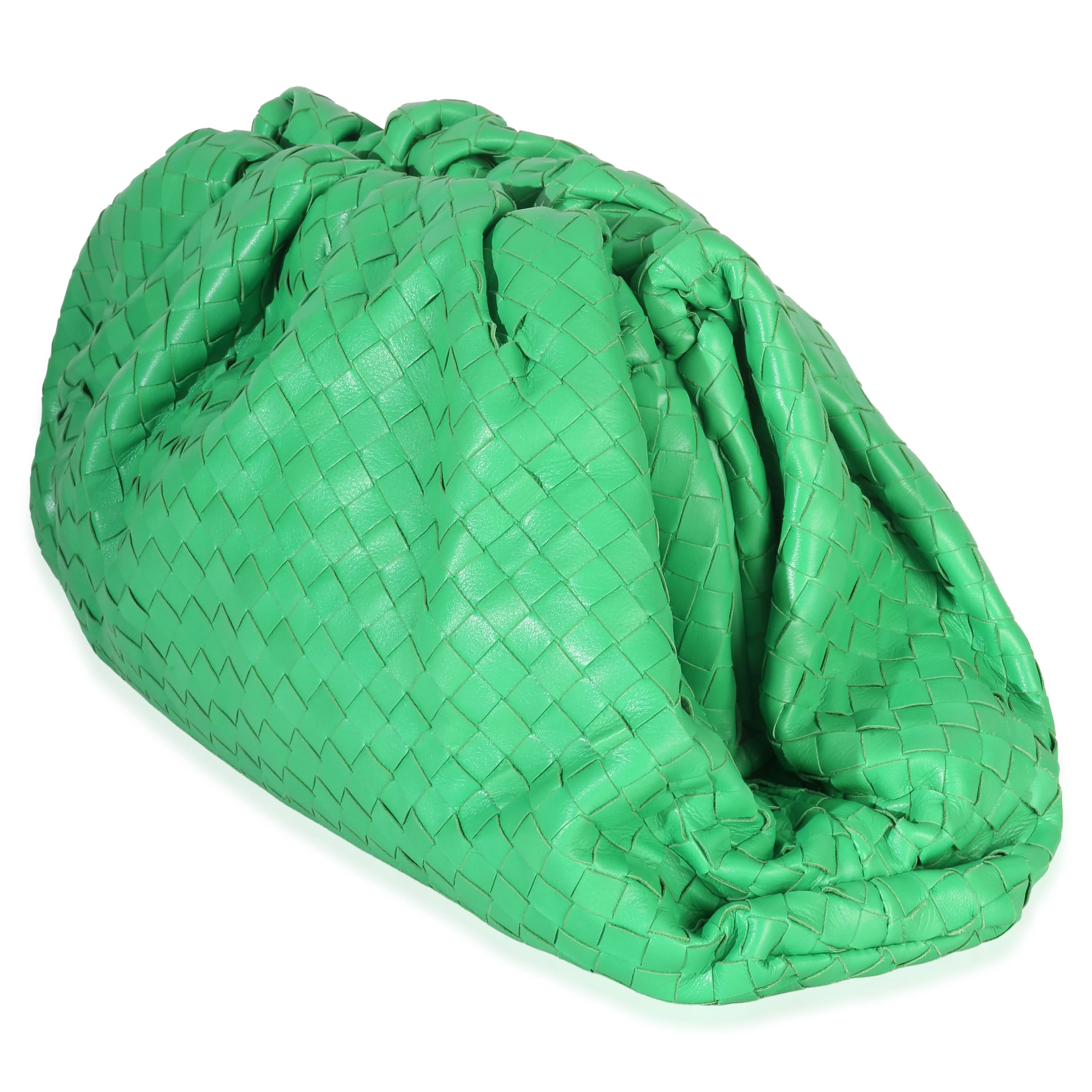 Parakeet Nappa Intrecciato Maxi Pouch - Image 2