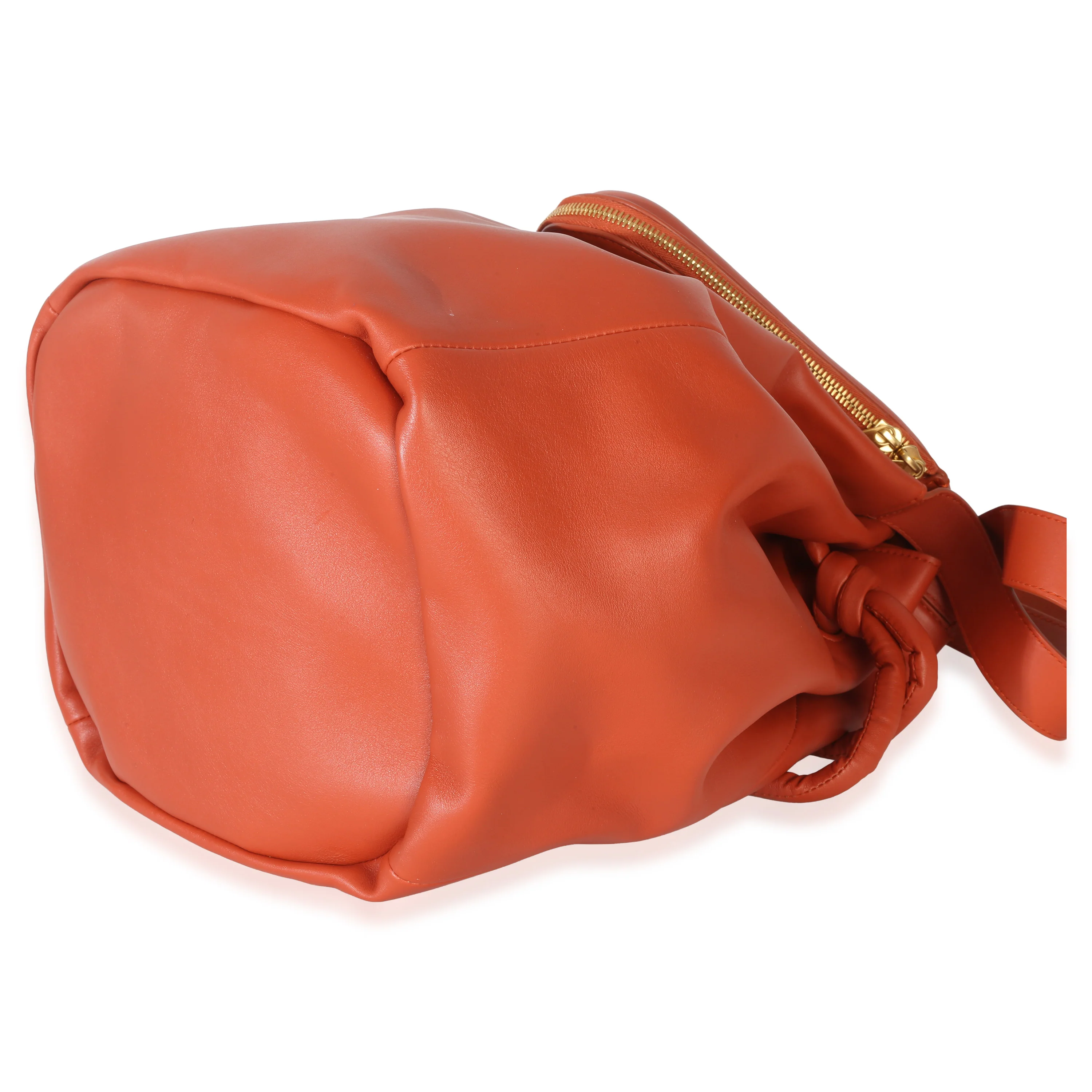 Orange Calfskin Beak Tote - Image 7