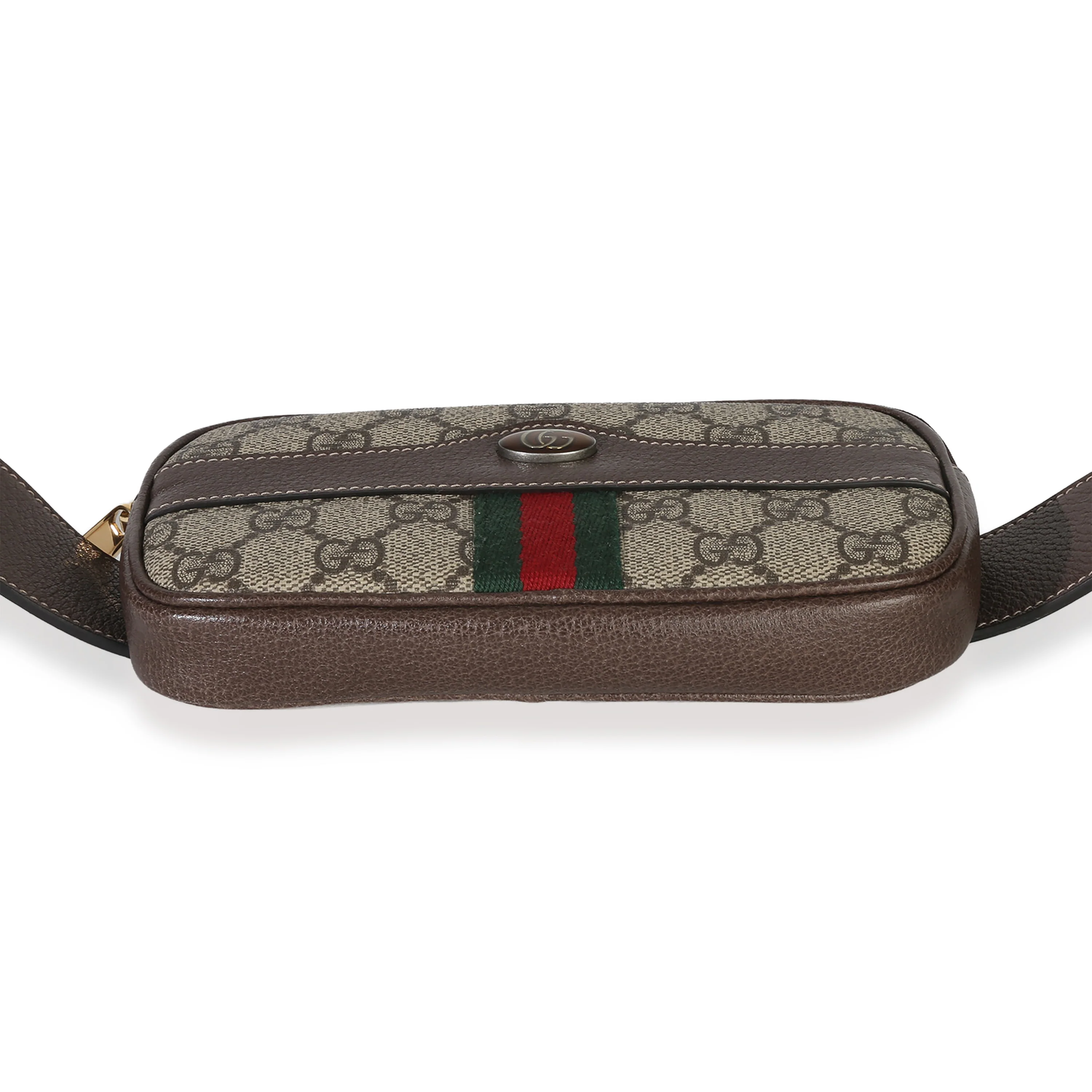 Beige GG Supreme Canvas Ophidia Belt Bag - Image 5