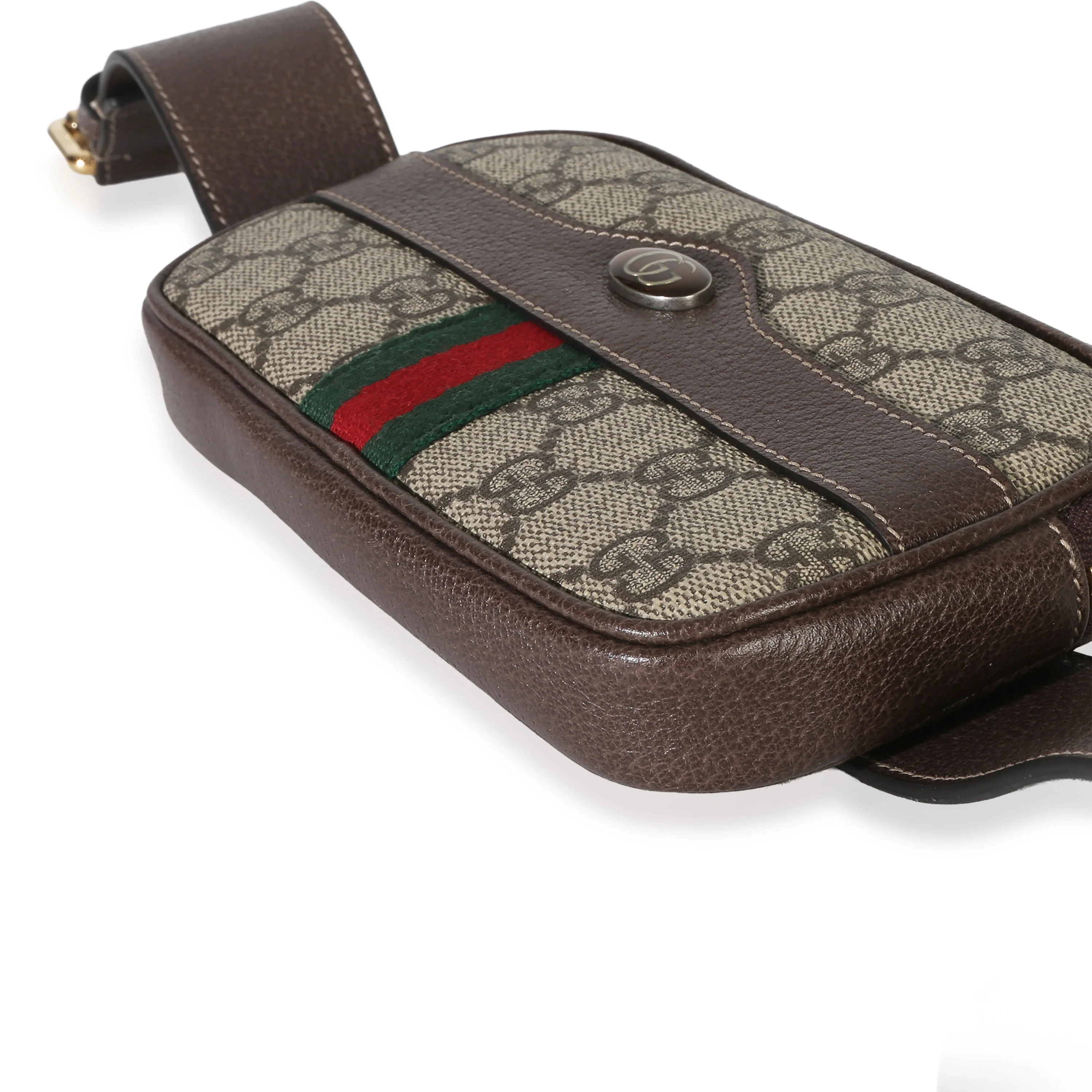 Beige GG Supreme Canvas Ophidia Belt Bag - Image 7
