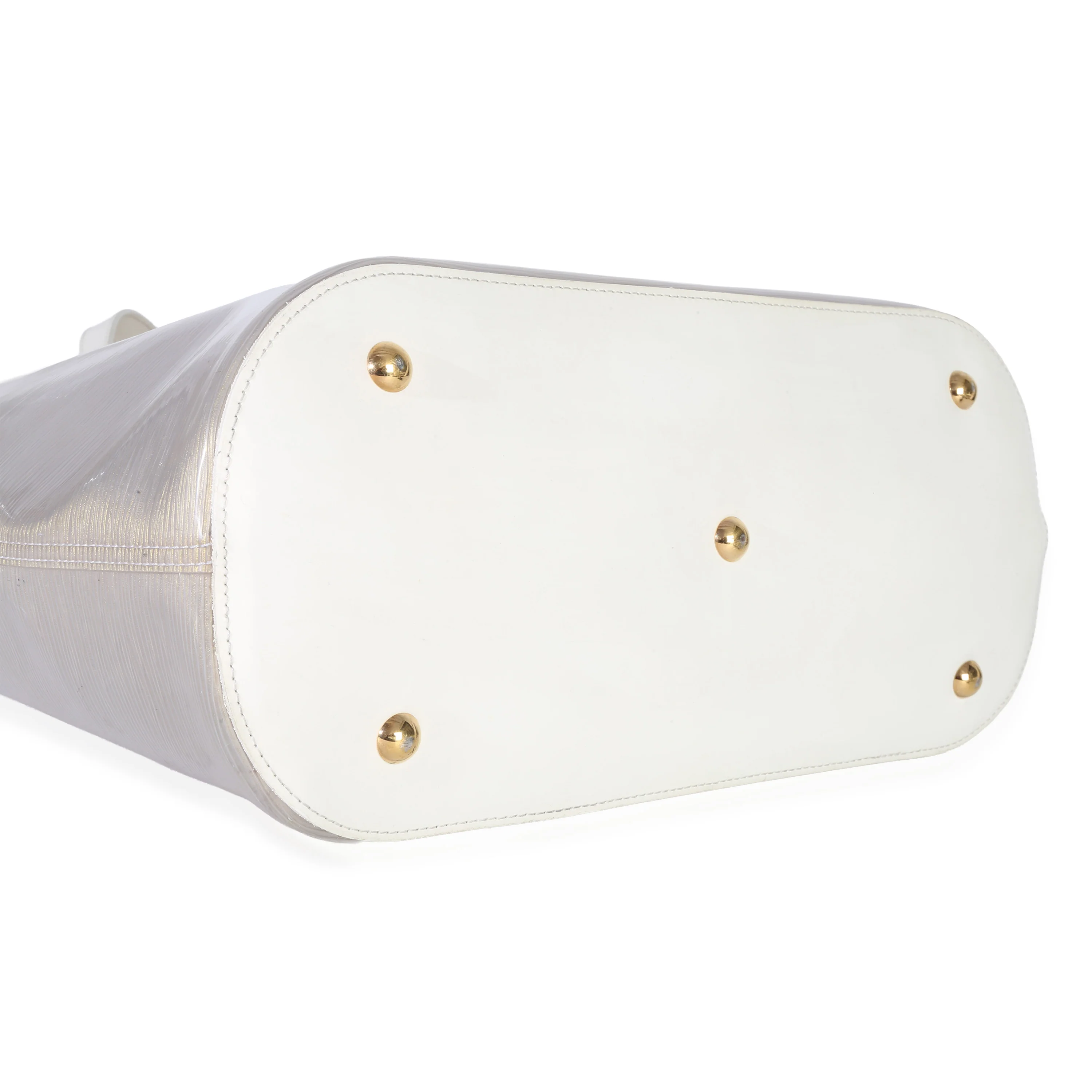 White Epi Plage Vinyl Lagoon Bay Tote - Image 7
