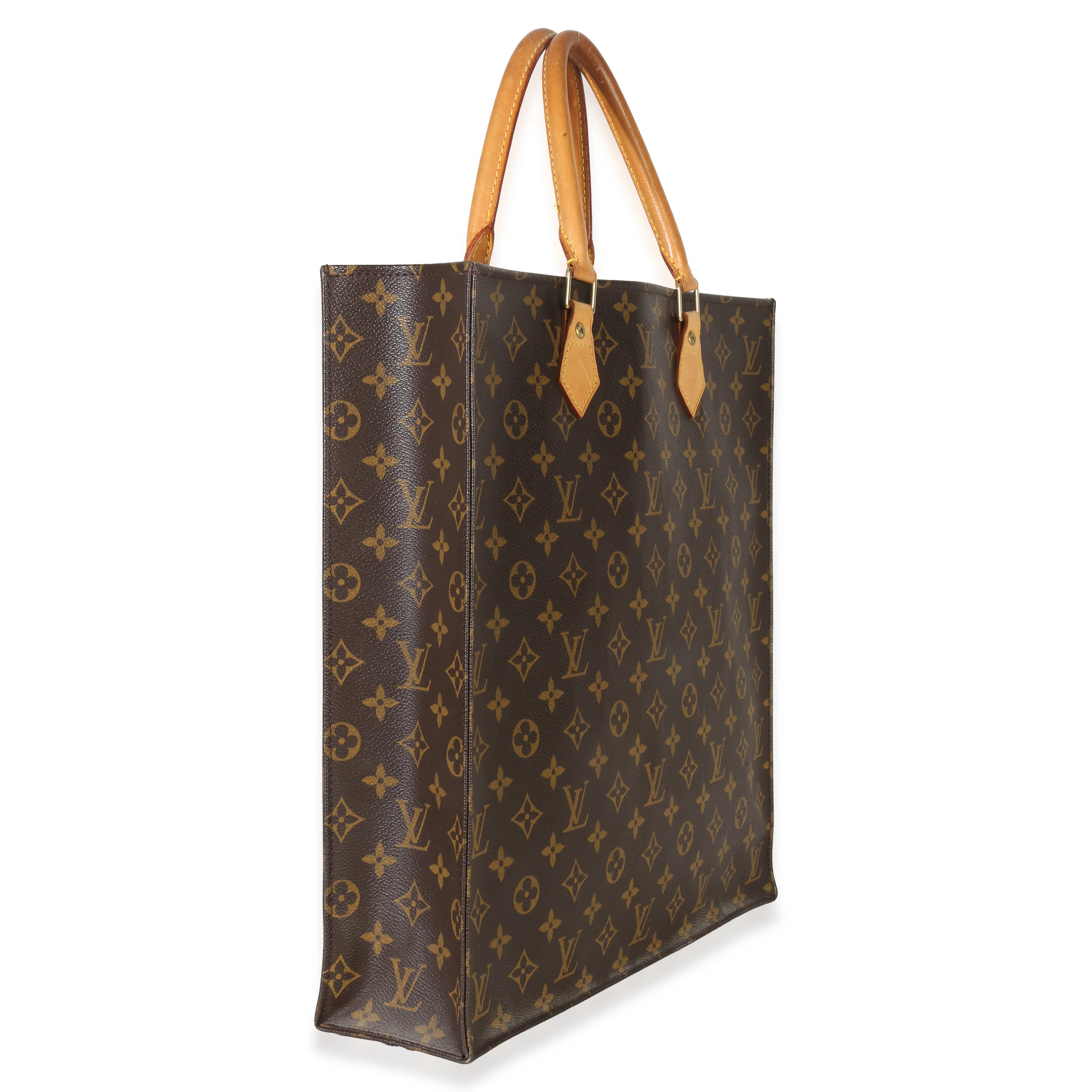 Monogram Canvas Sac Plat Tote - Image 3