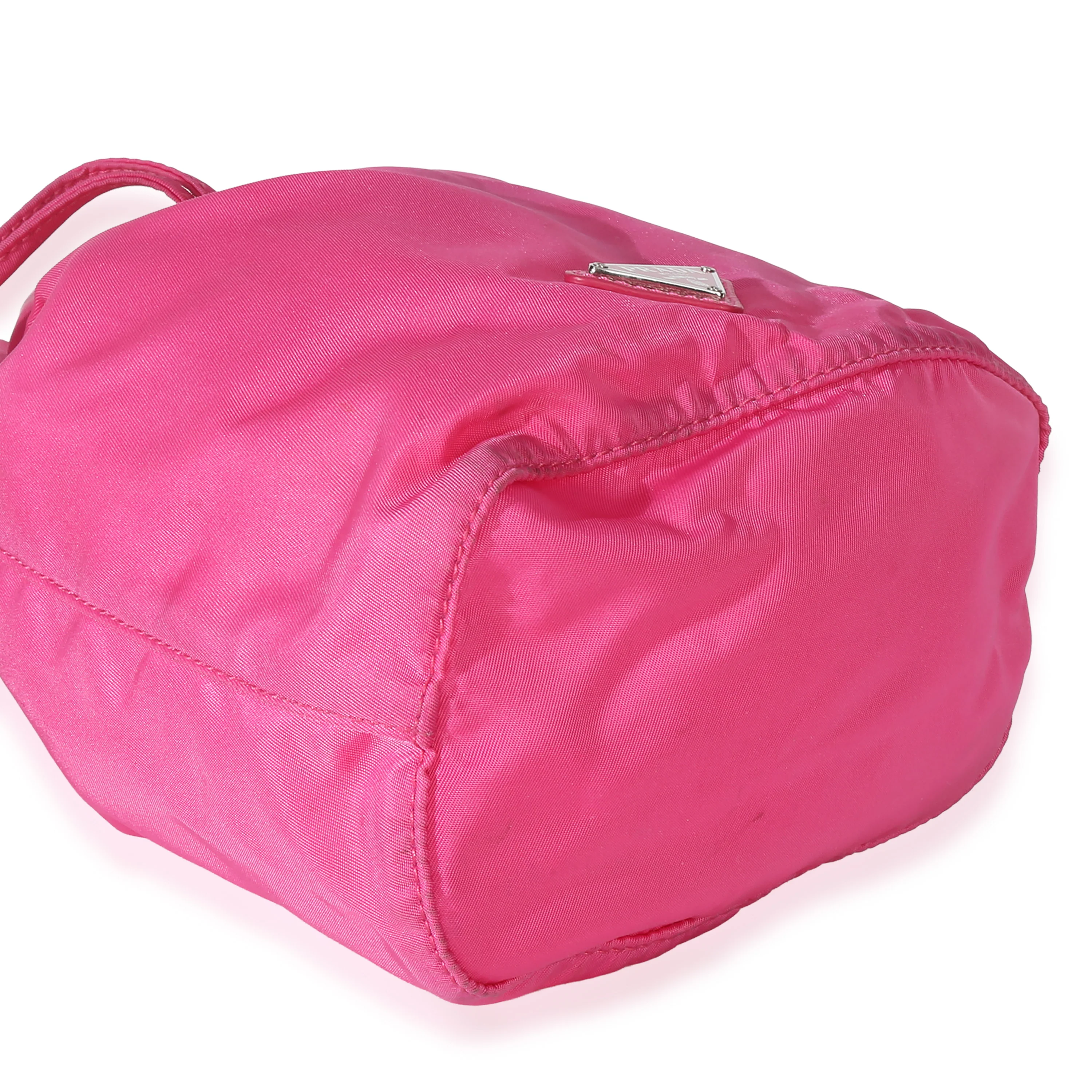 Pink Tessuto Logo Drawstring Pouch - Image 6