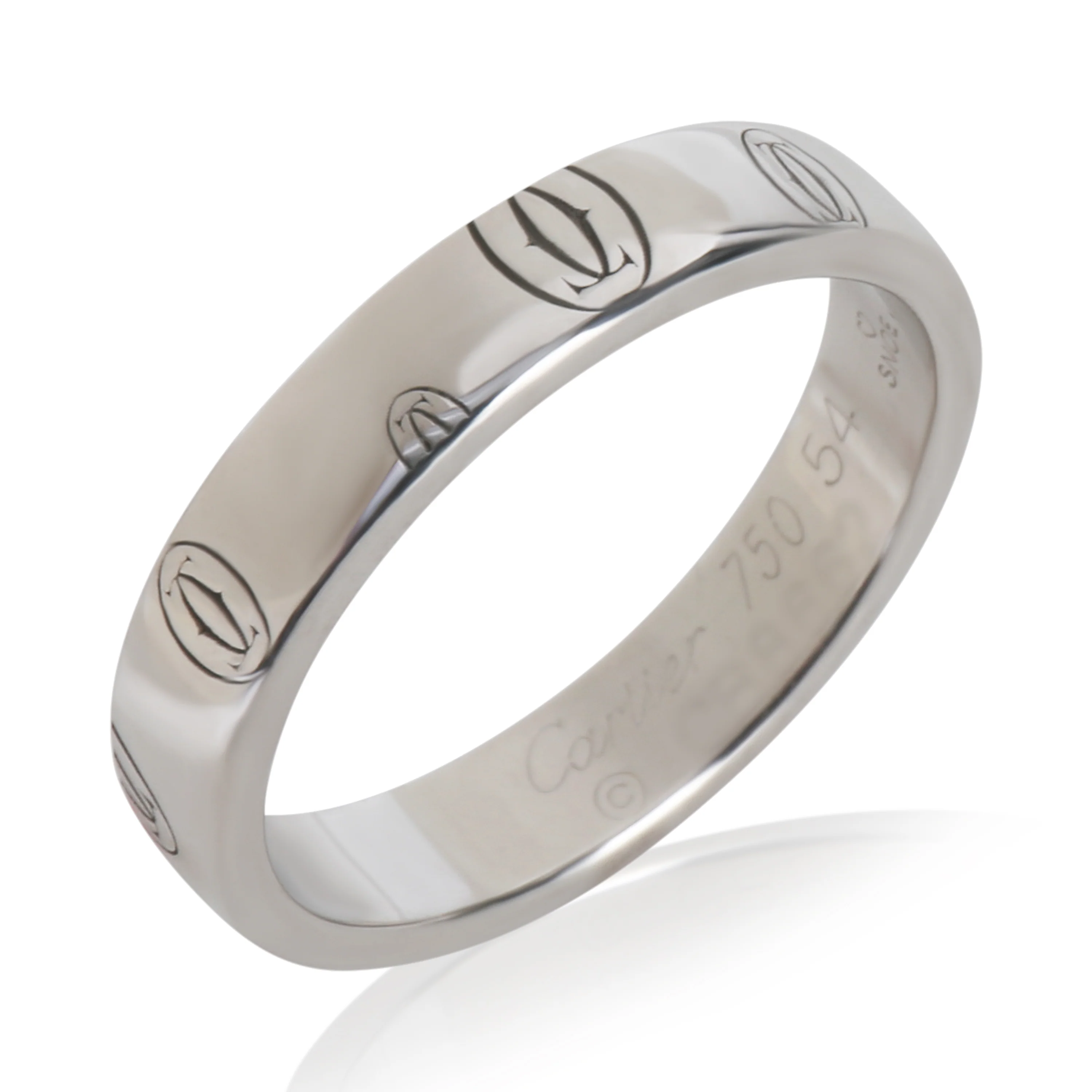 White Gold  Happy Birthday Band - Image 4