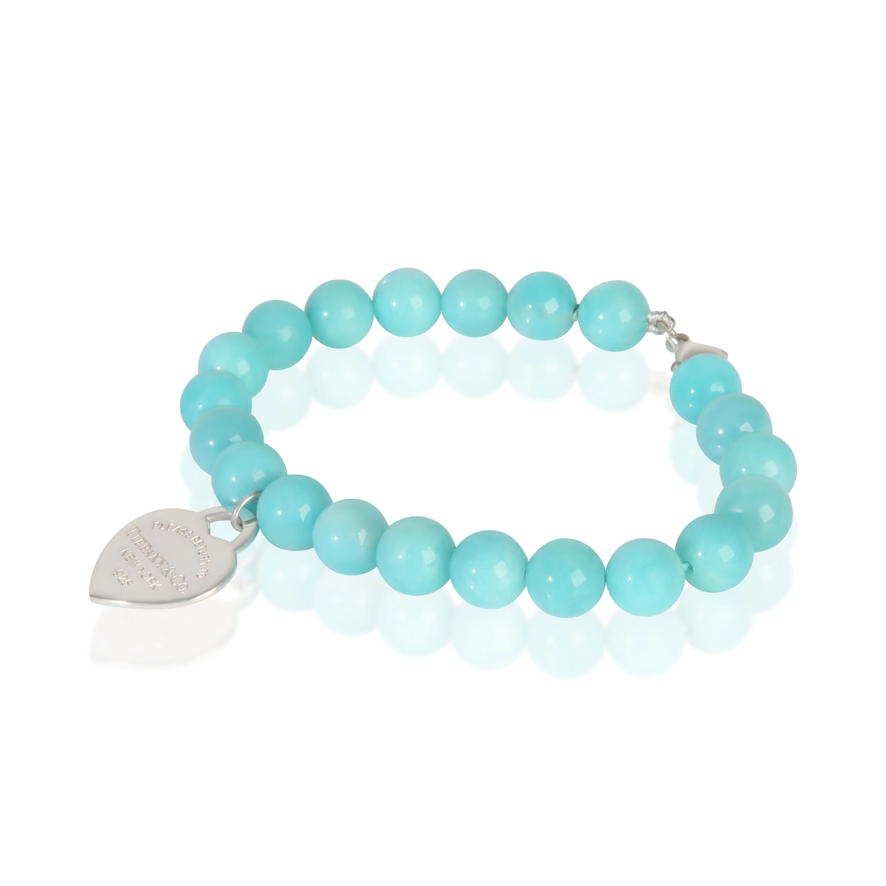 Sterling Silver Amazonite Return To Tiffany Bracelet - Image 3