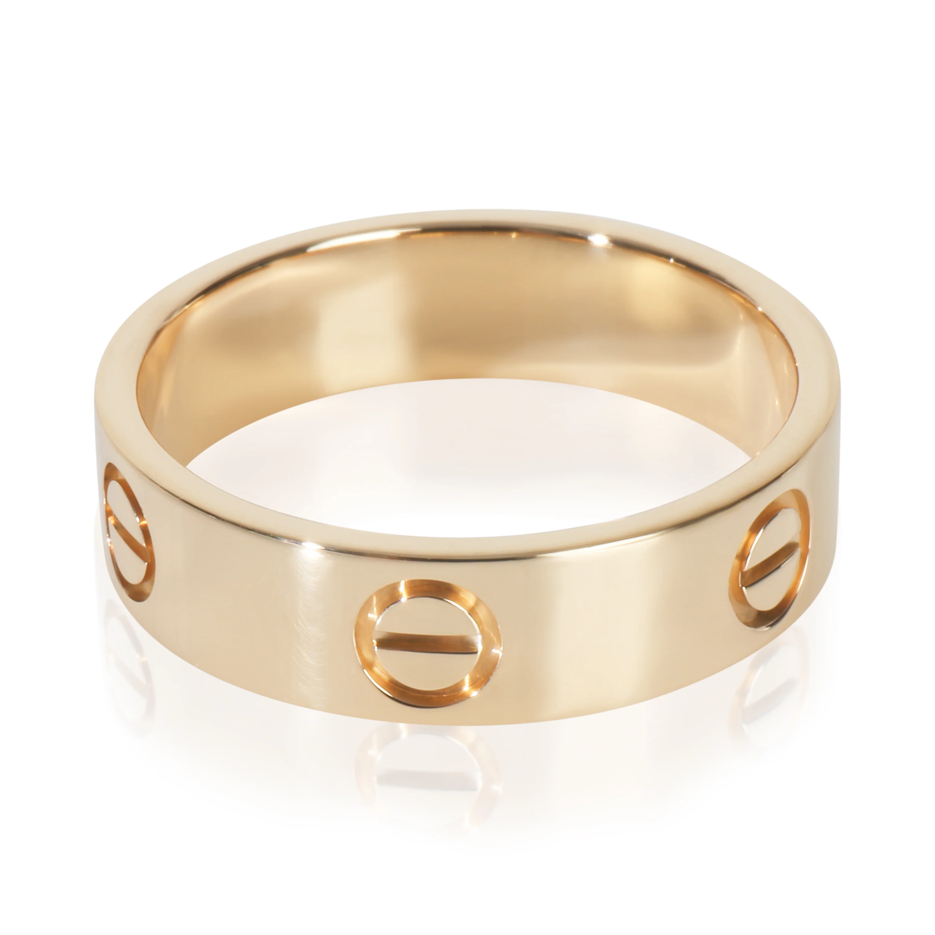 Yellow Gold Love Ring - Image 3
